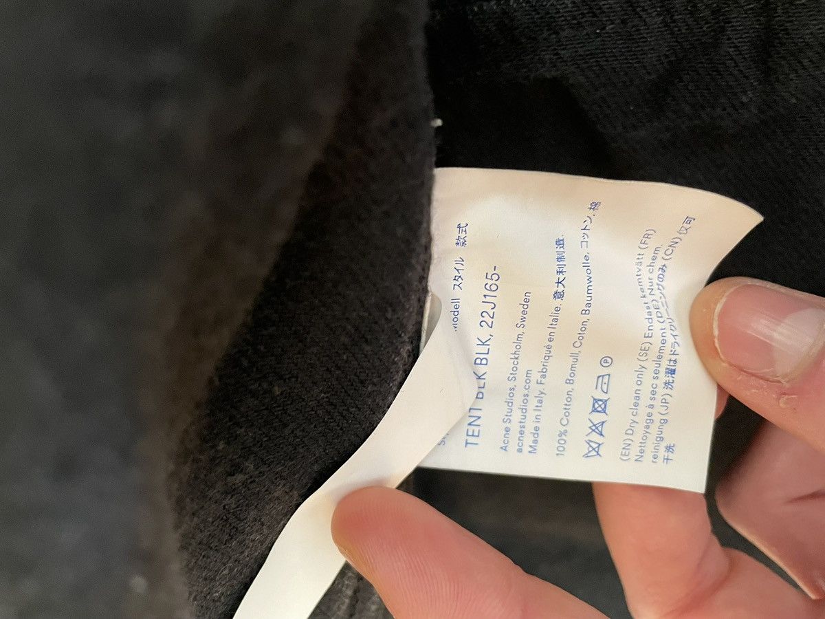 Acne Studios Acne Studios Tent black denim jacket Size US S / EU 44-46 / 1 - 5 Thumbnail