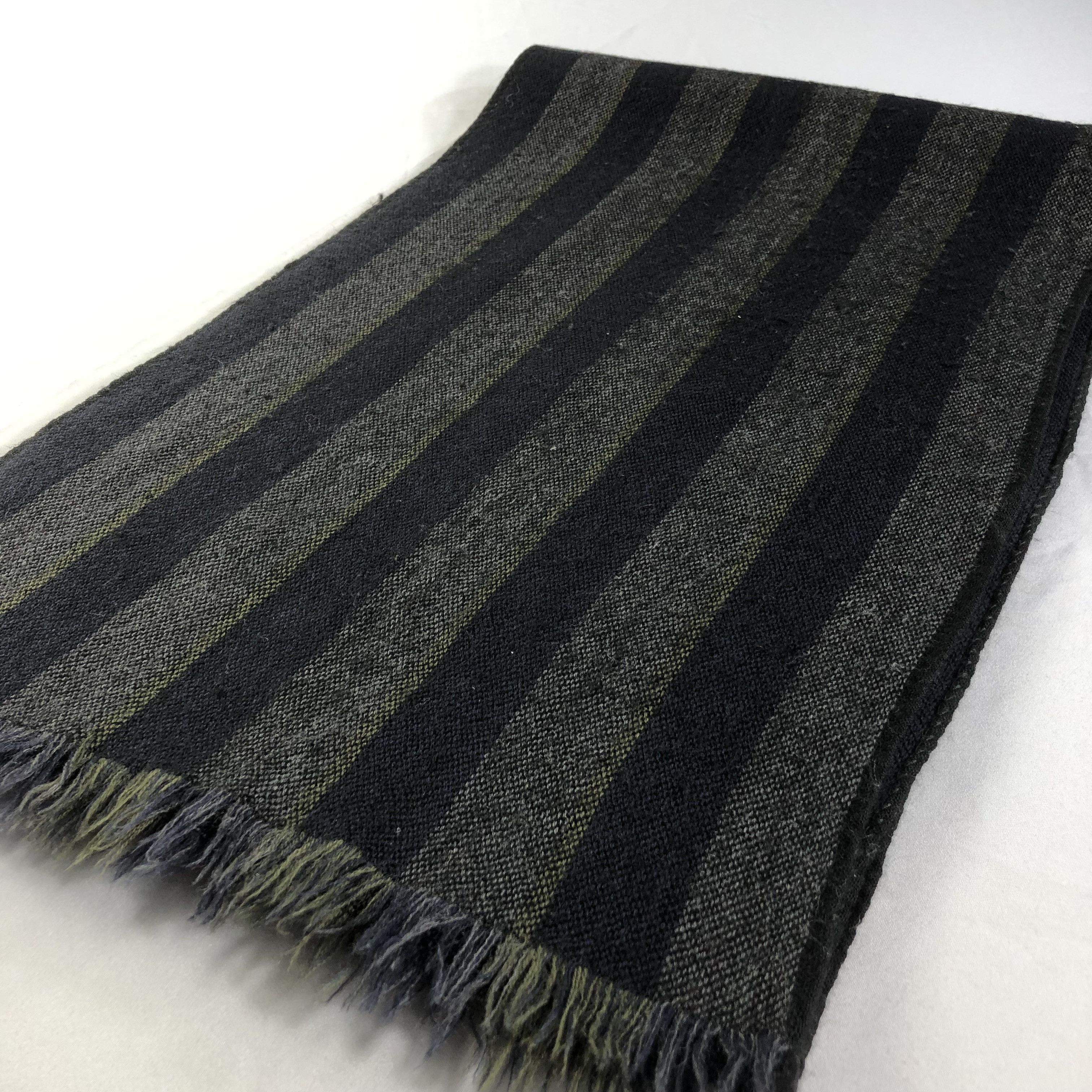 Vintage Cricket Striped Wool Scarf Muffler V1479 Size ONE SIZE - 3 Thumbnail