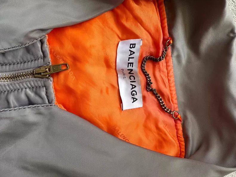 Balenciaga Balenciaga Bomber jacket with large collar jacket 2501-Next Size S / US 4 / IT 40 - 4 Thumbnail