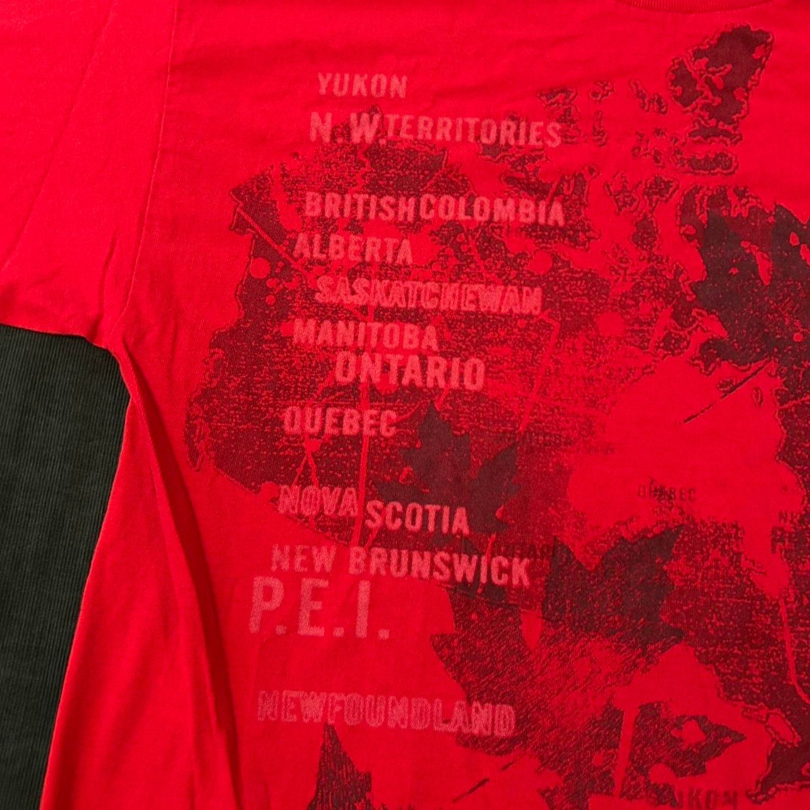 AAA Rare y2k canada graphic tee Size US L / EU 52-54 / 3 - 3 Thumbnail