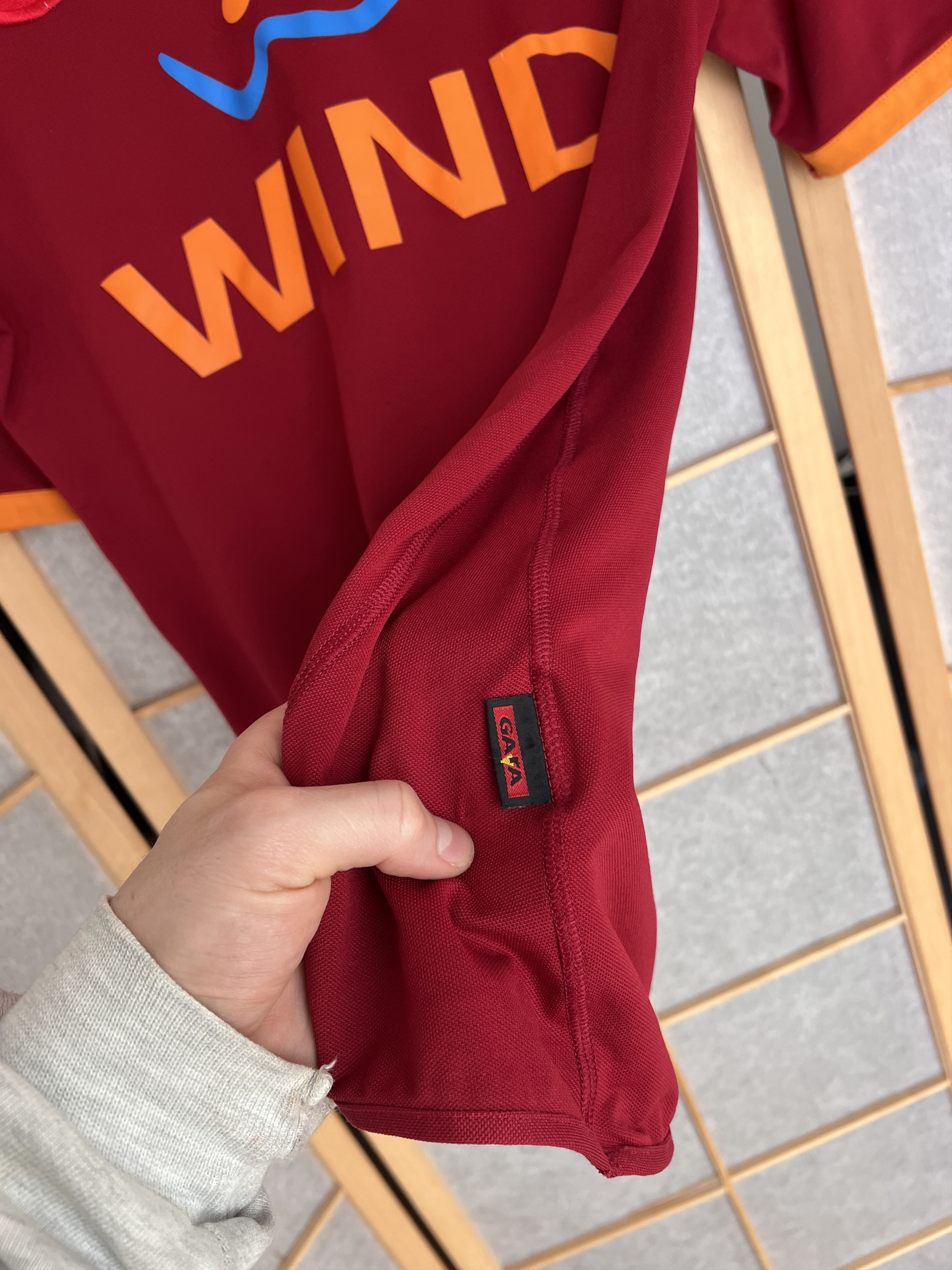 Kappa Rare Kappa AS Roma vintage 2007 home football jersey stretch Size US S / EU 44-46 / 1 - 14 Thumbnail