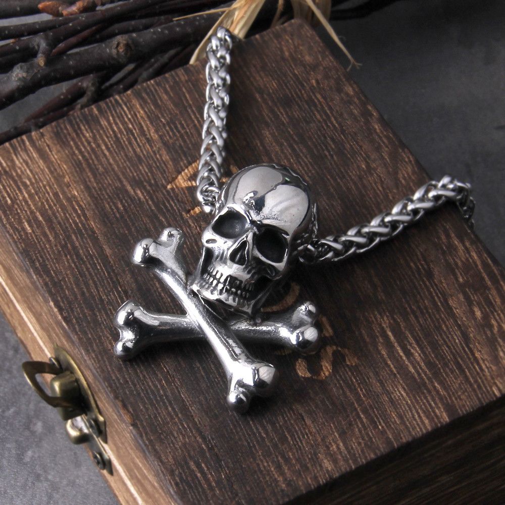 Jewelry Skeleton Skull Necklace Size ONE SIZE - 1 Thumbnail