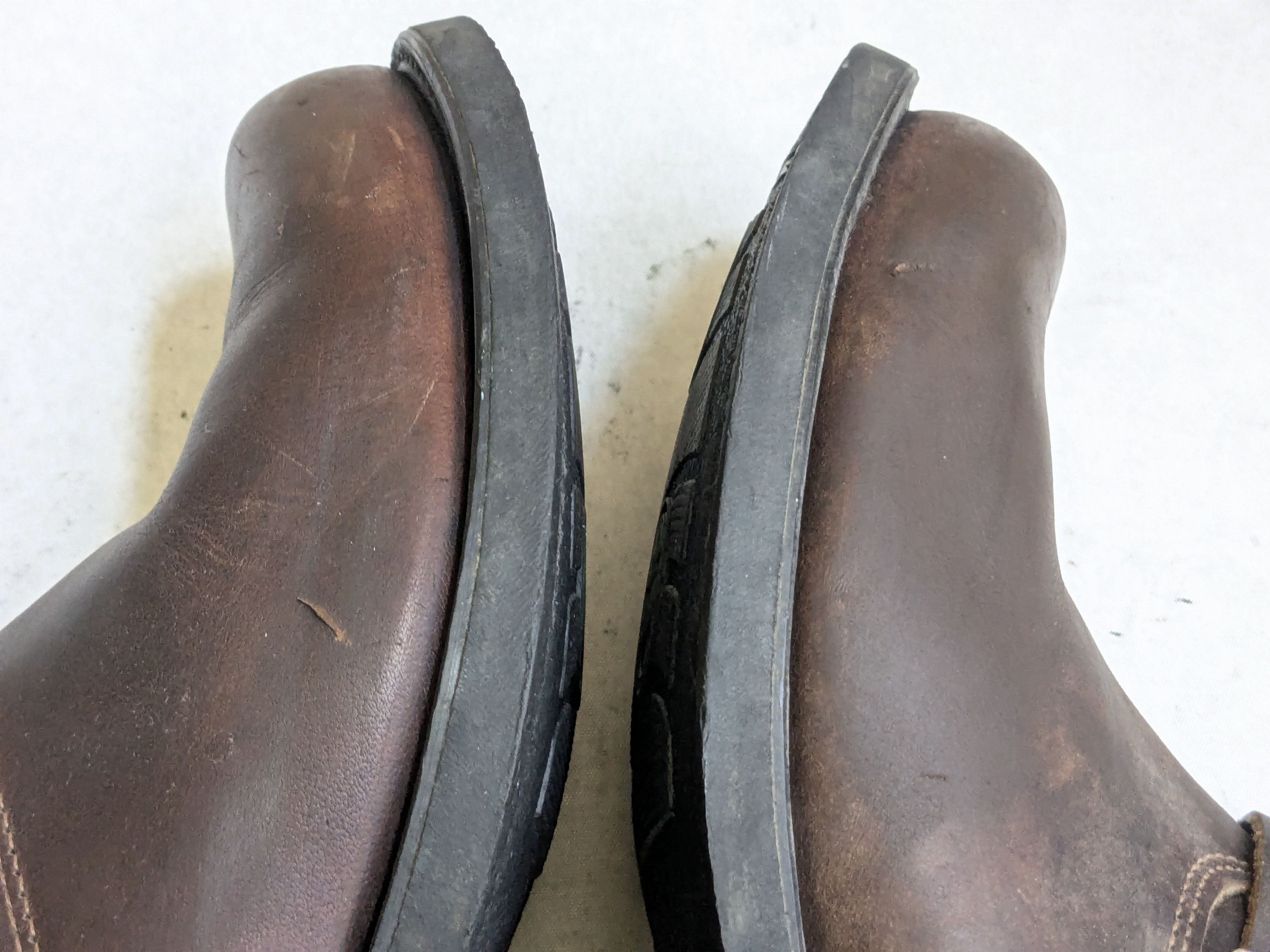 Frye Frye Engineer Boots Brown 12 M Leather Buckle Size US 12 / EU 45 - 9 Thumbnail
