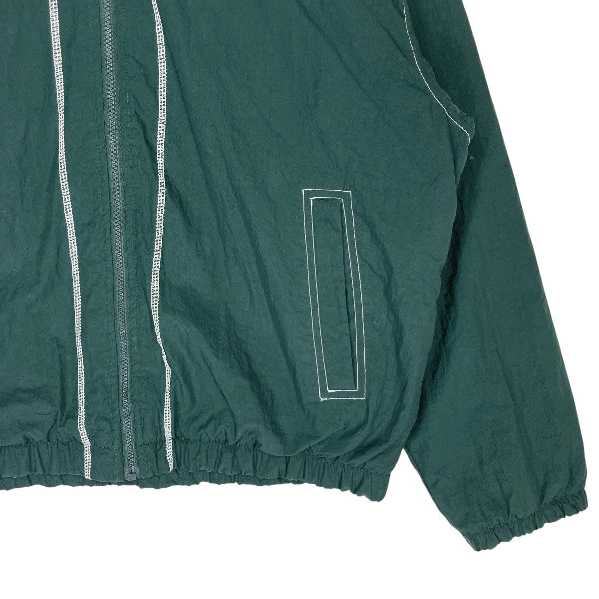 Nike × Vintage Vintage Nike Big Swoosh Hoodie Jacket Green Size M Size US M / EU 48-50 / 2 - 6 Thumbnail