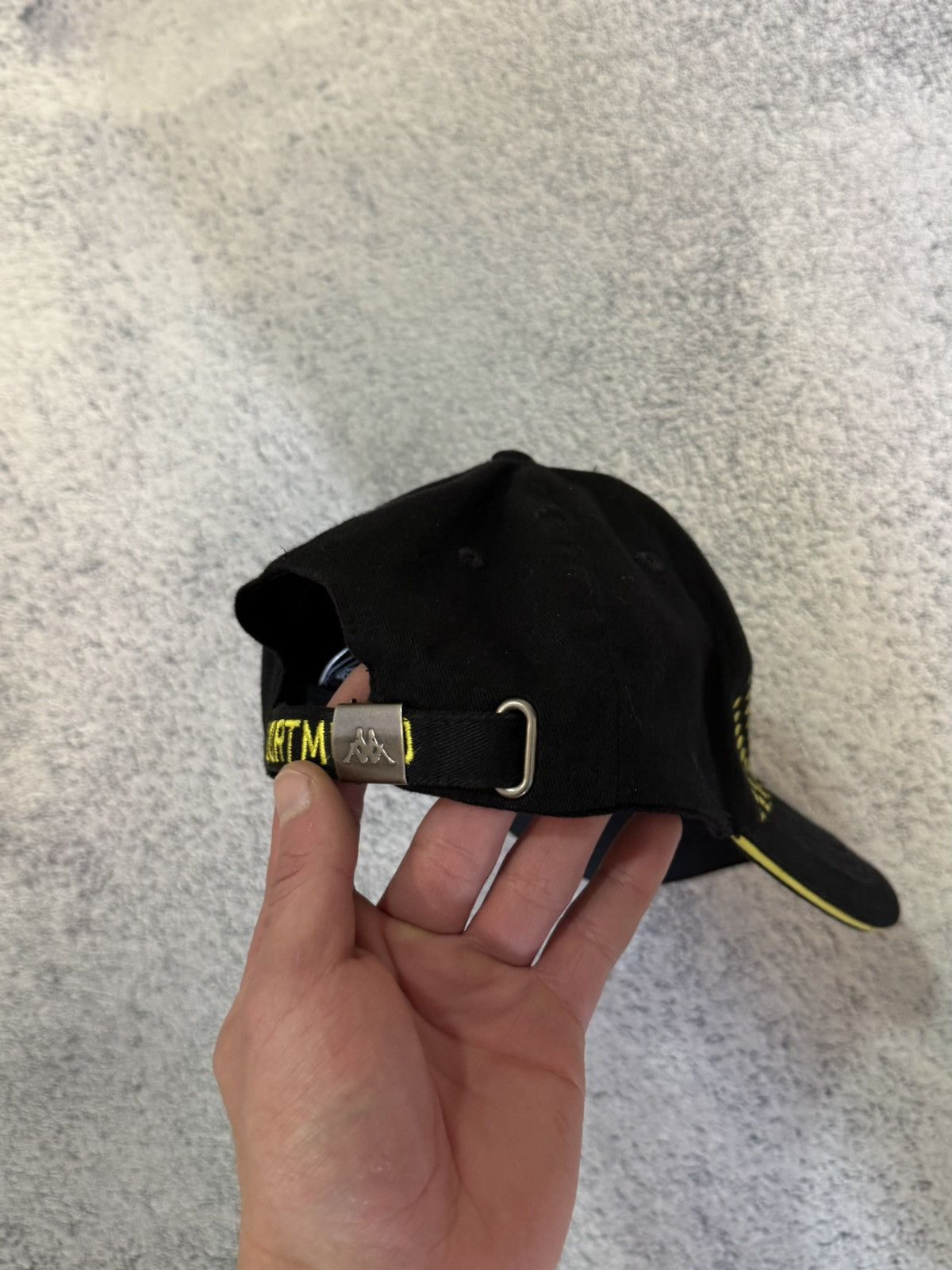 Kappa Vintage Borussia Dortmund BVB 09 Kappa Cap Hat Logo Football Size ONE SIZE - 5 Thumbnail