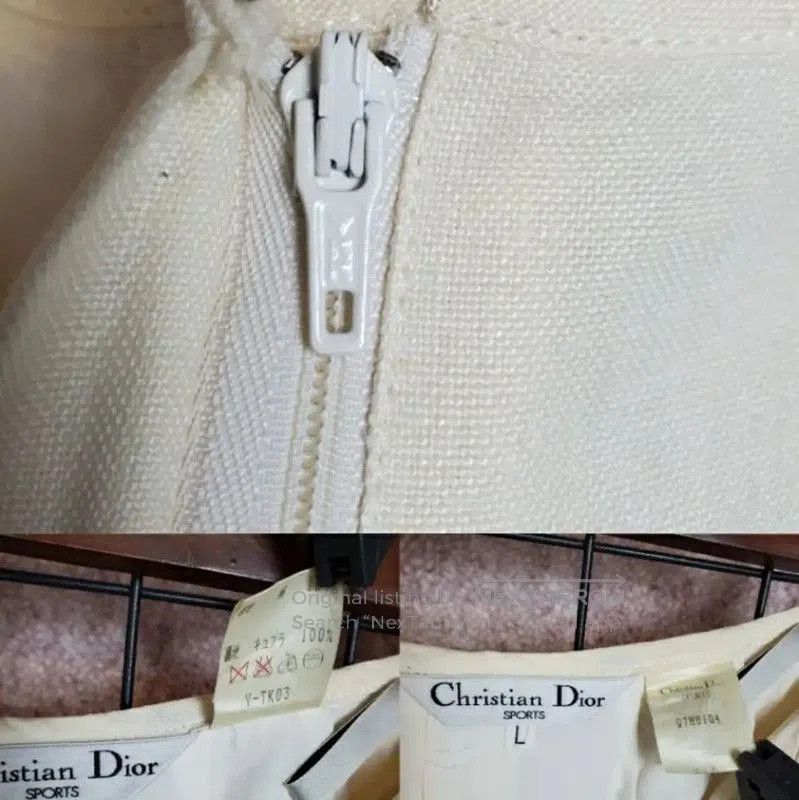 Dior Dior Beige Summer Logo Sleeveless Cardigan . Size M / US 6-8 / IT 42-44 - 9 Thumbnail
