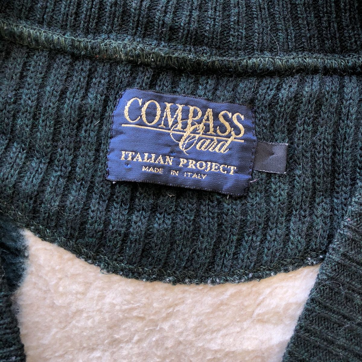 Other COMPASS CARD Patchwork Wool Button Cardigan Sweater Size US M / EU 48-50 / 2 - 7 Thumbnail
