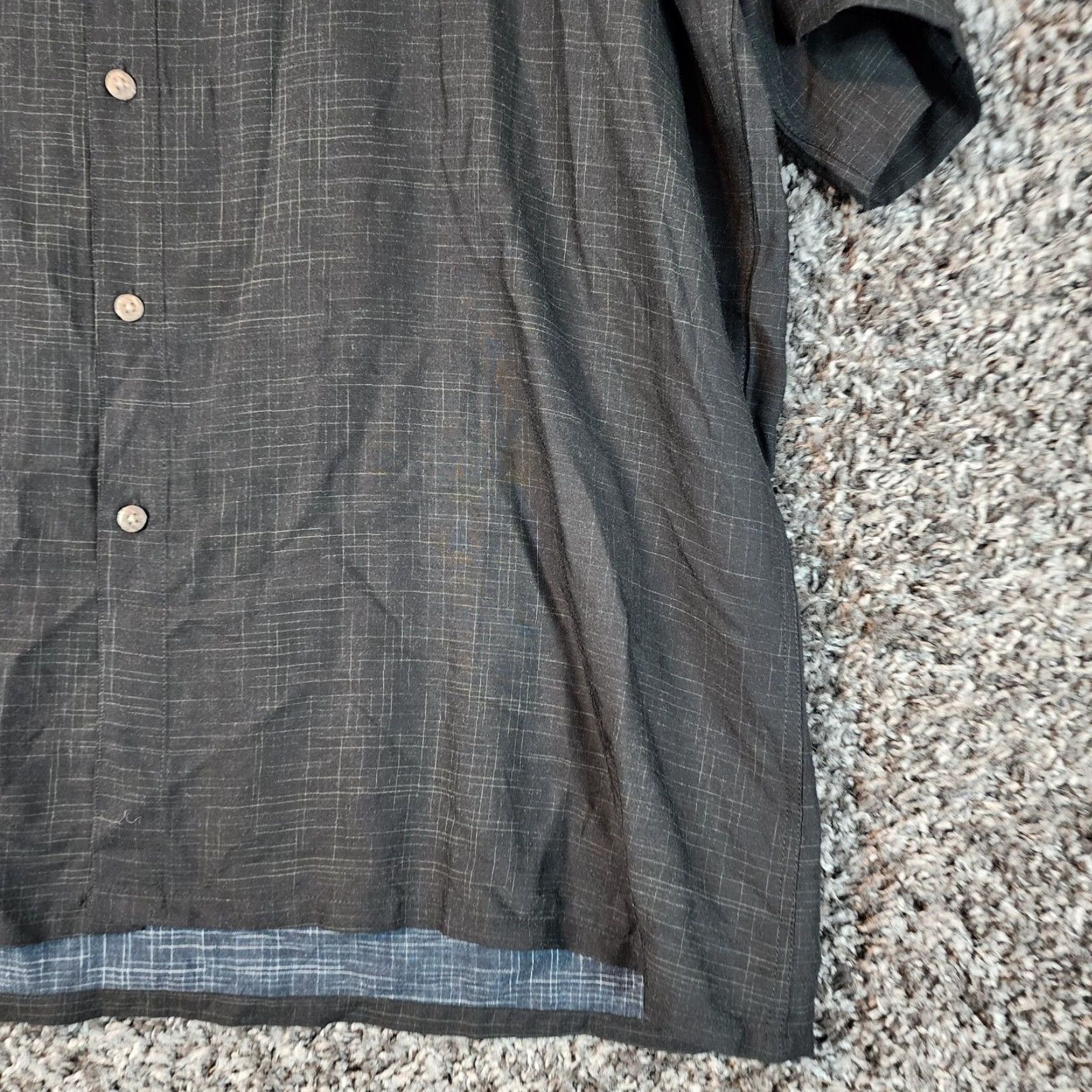 Vintage VINTAGE Campia Moda Mens Shirt Black Hawaiian 100% Rayon Short Sleeve Button-Up XL Mens Size US 36 / EU 52 - 2 Thumbnail