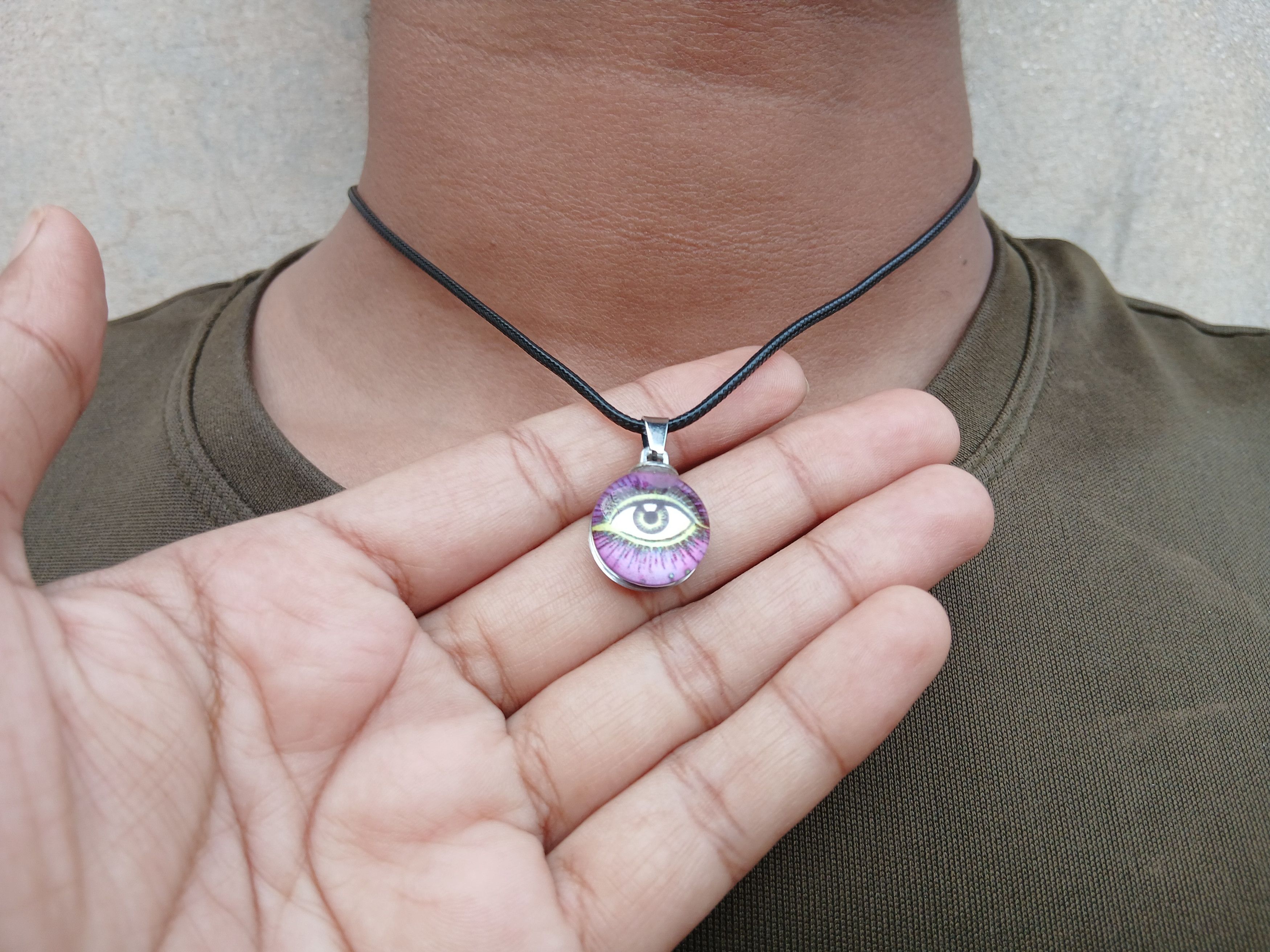 Other Purple Eye Pendant Size ONE SIZE - 1 Thumbnail
