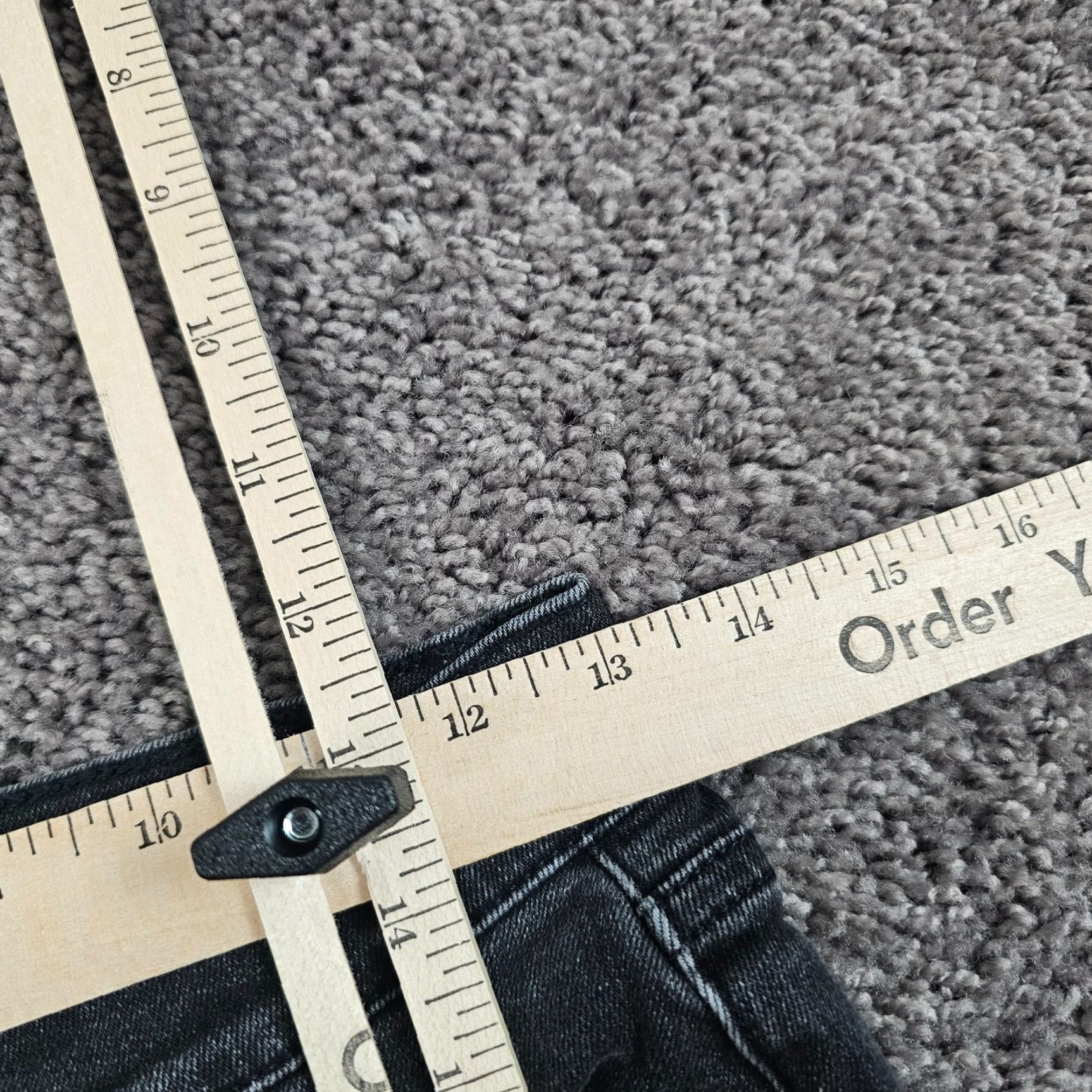 Veronica Beard VERONICA BEARD Jeans Womens 24 Black Distressed Boyfriend Mid Rise Denim Benzi 25x27 Size 27" / US 4 / IT 40 - 5 Thumbnail