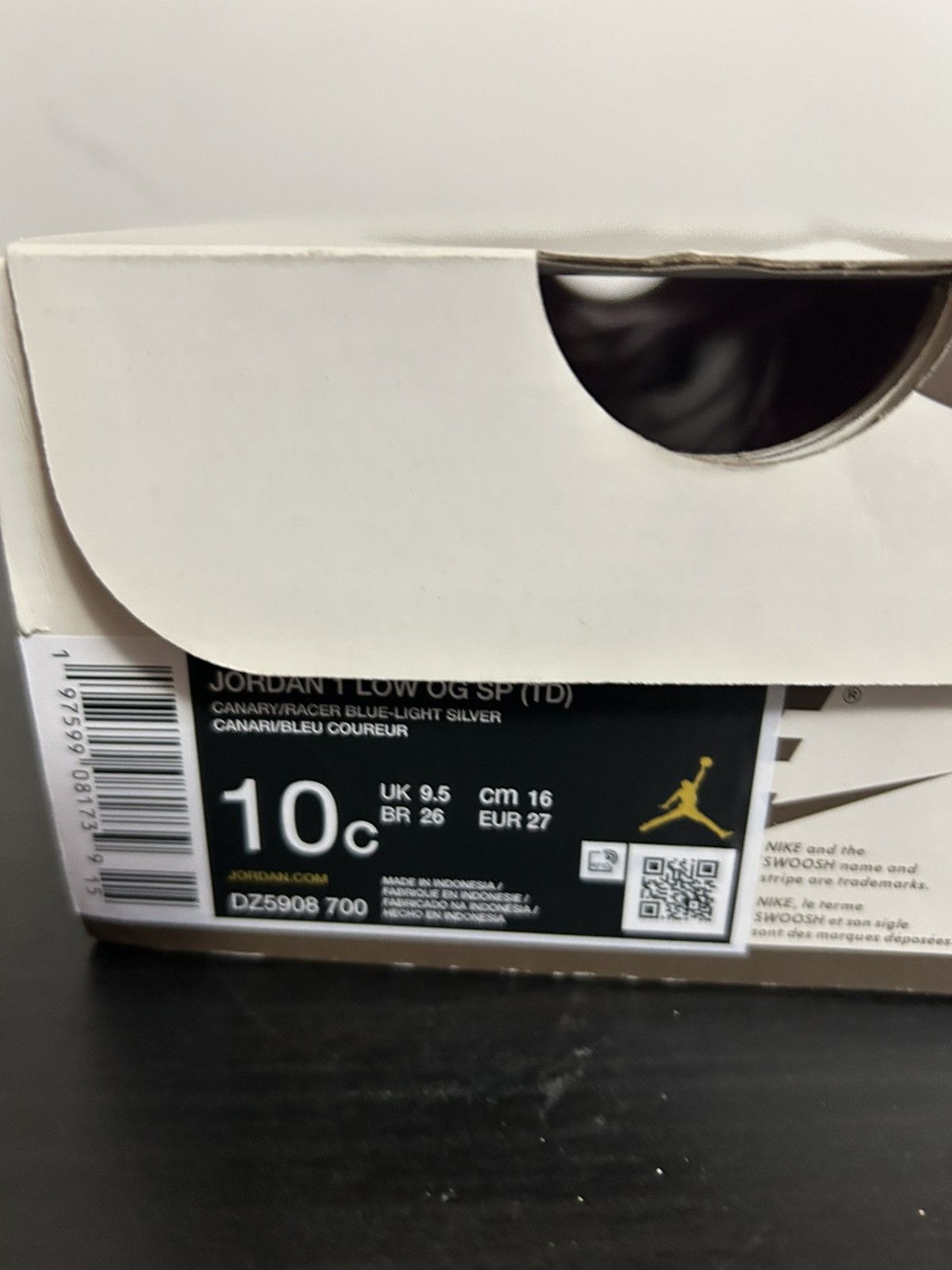 Nike (Kids) Air Max 1 Travis Scott Cactus Jack TD 11C Size US 11 / EU 44 - 9 Thumbnail