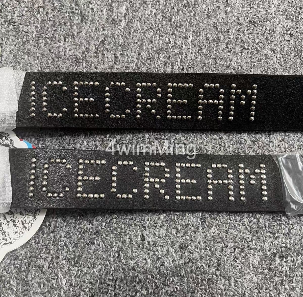 Billionaire Boys Club BBC ICECREAM Studded Leather Belt Size ONE SIZE - 4 Thumbnail