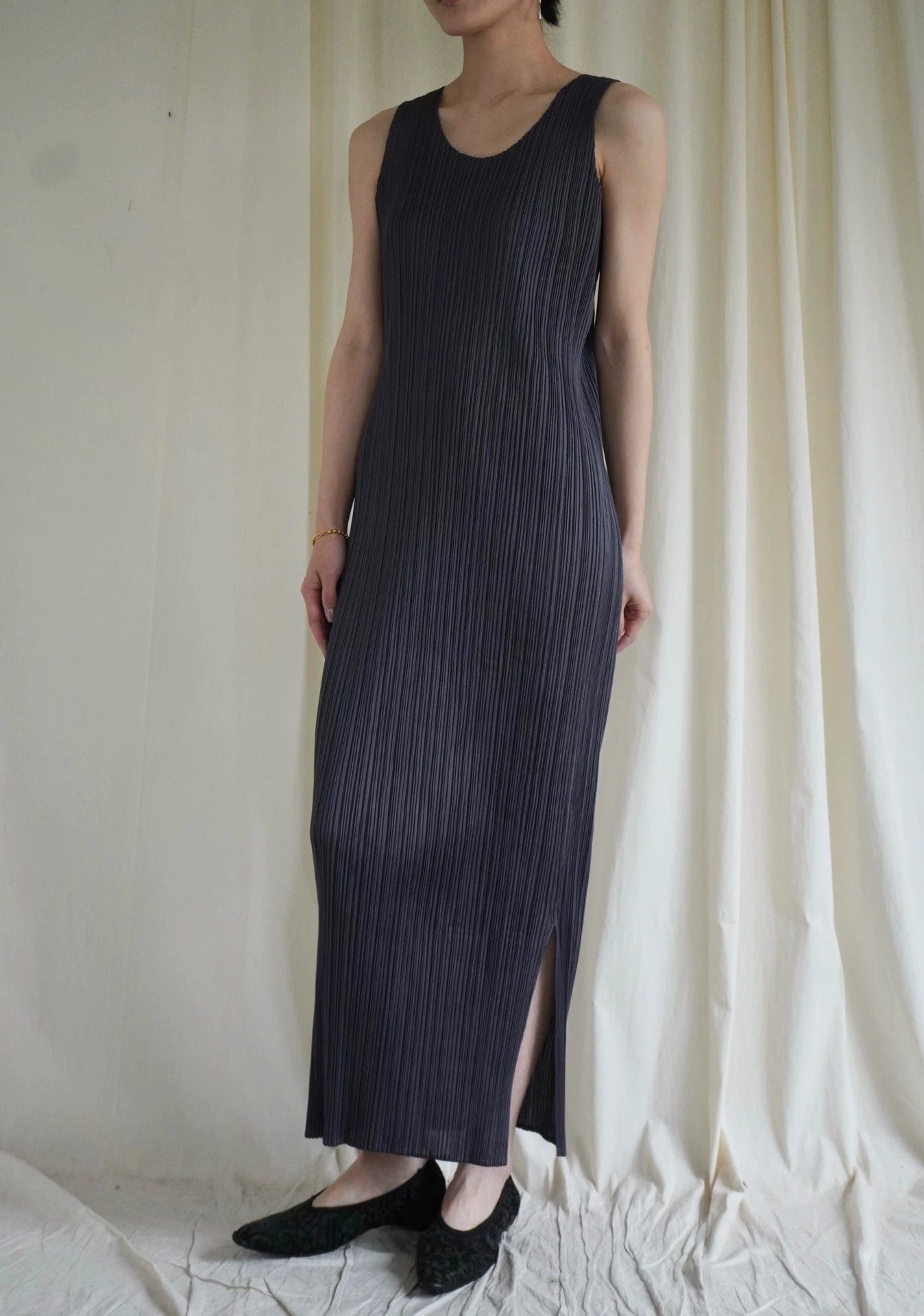 Issey Miyake Issey Miyake 1994 PP Single Slit Vest Dress Size ONE SIZE - 8 Thumbnail