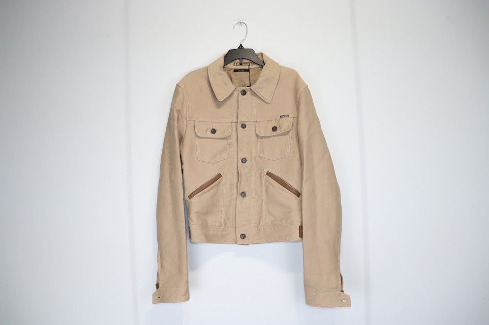 image of Tom Ford O1Rshd1 Campionario Giubbotto Corto Jacket In Brown, Men's (Size Medium)