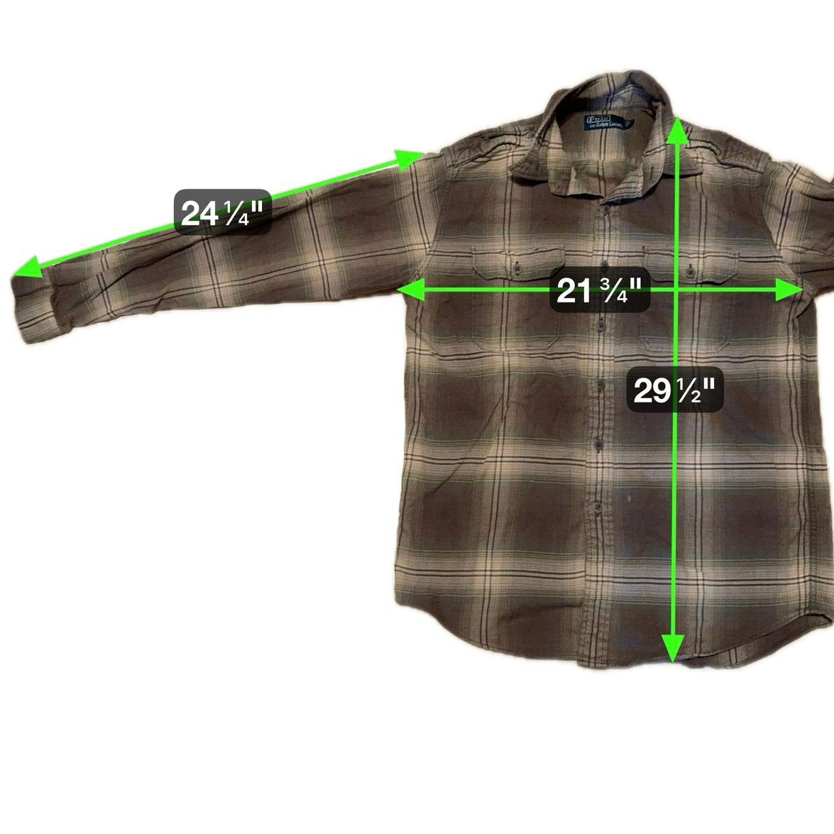 Polo Ralph Lauren Polo Ralph Lauren Brown Plaid Flannel Shirt Medium Casual Size US M / EU 48-50 / 2 - 6 Thumbnail