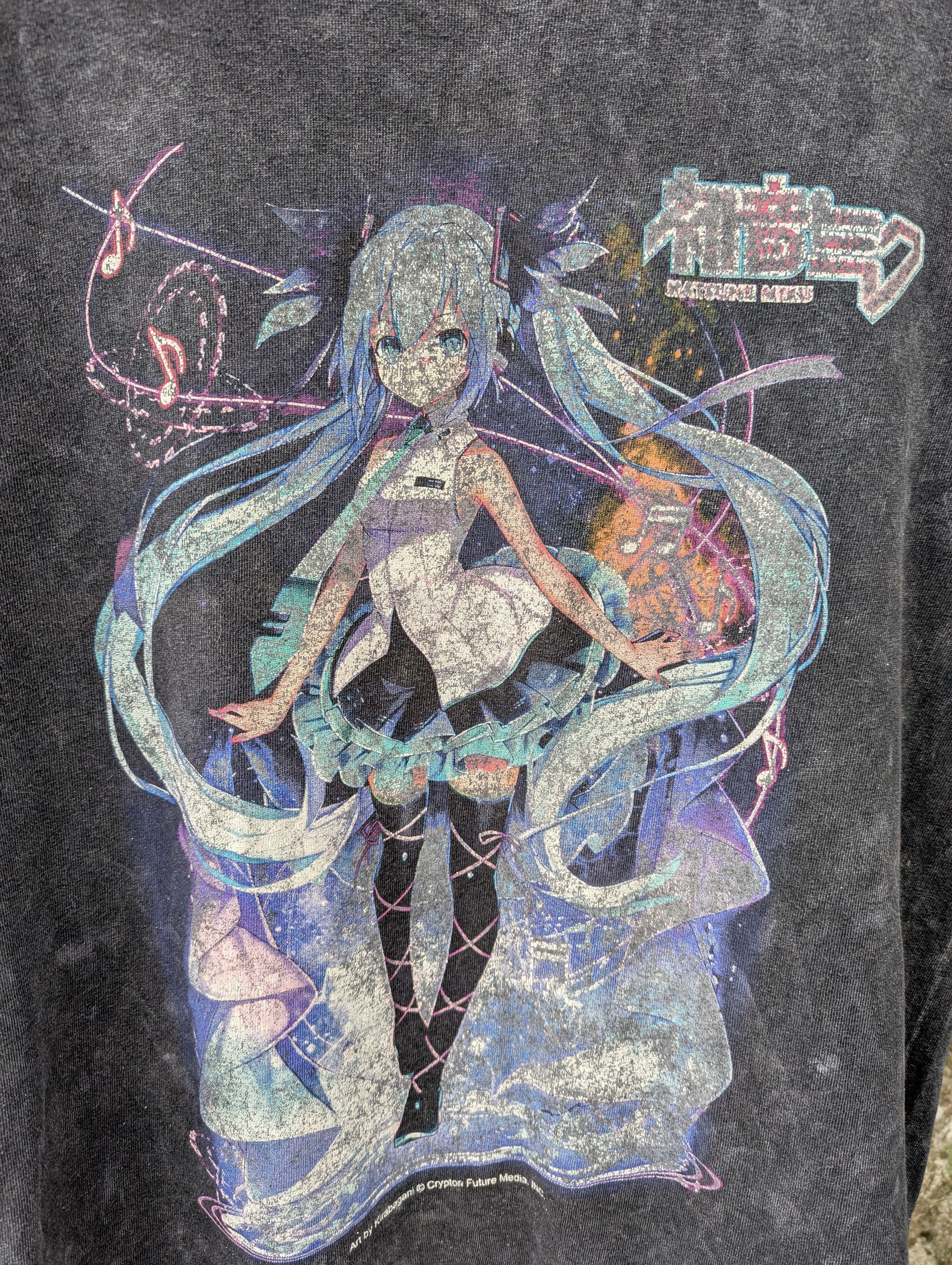 Anime 🔥FREE SHIPPING🔥Hatsune Miku Y2K Anime Manga Movie Tshirt Size US M / EU 48-50 / 2 - 2 Thumbnail