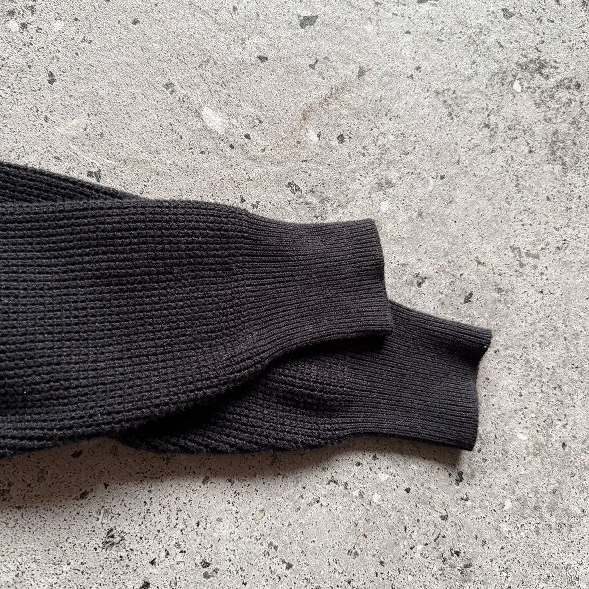 Allsaints AllSaints Trias Crew Black Textured Knit Pullover Sweater Size US M / EU 48-50 / 2 - 6 Thumbnail