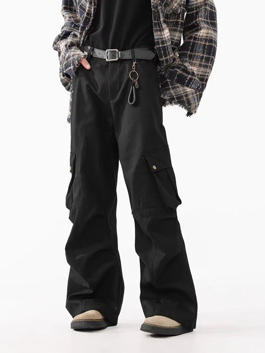image of Black High Street Vintage Loose Casual Pants, Men's (Size 31)