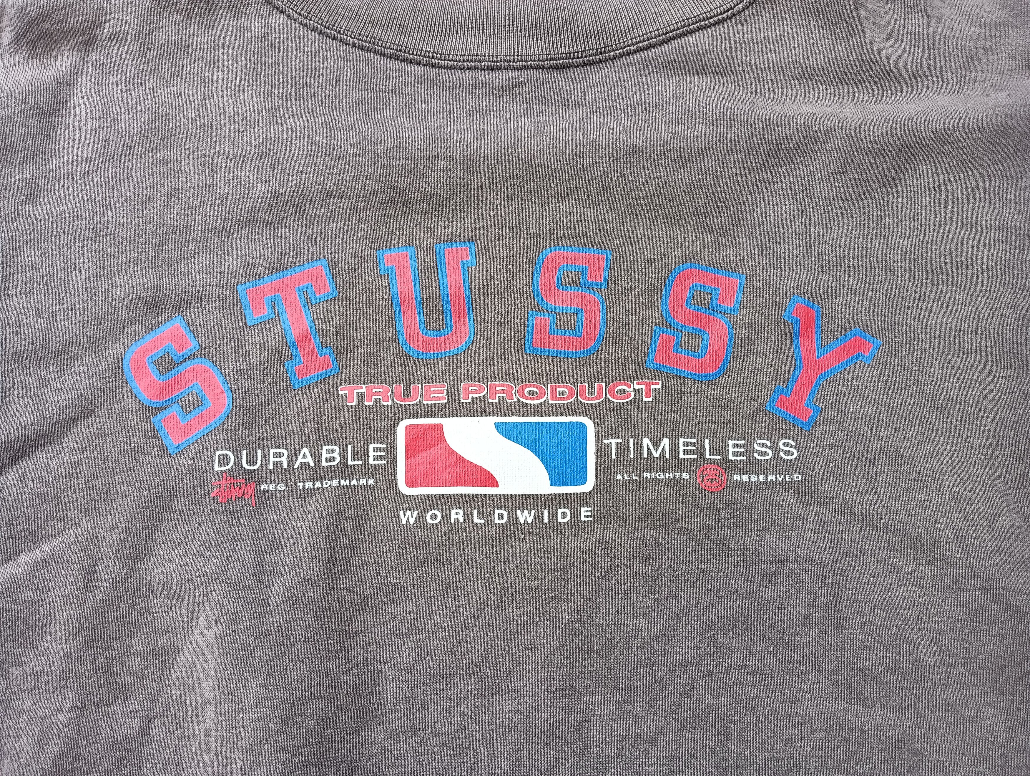 Stussy Vintage 90s Stussy Sweatshirt Size US L / EU 52-54 / 3 - 3 Thumbnail