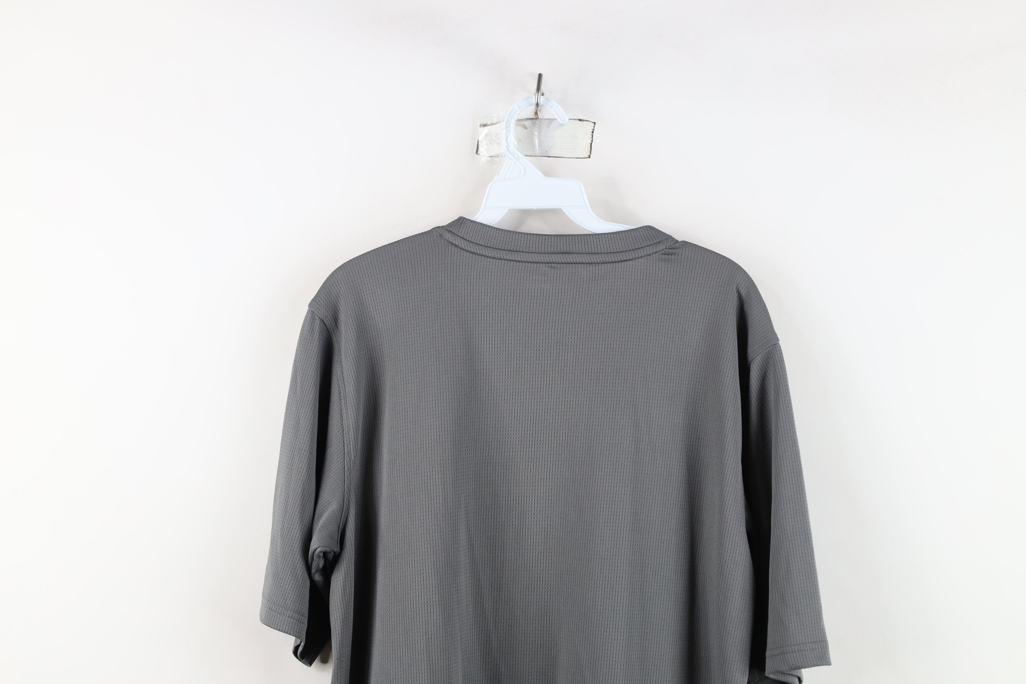 Puma New Puma Logo Knit Short Sleeve Training Gym T-Shirt Gray Size US M / EU 48-50 / 2 - 11 Thumbnail