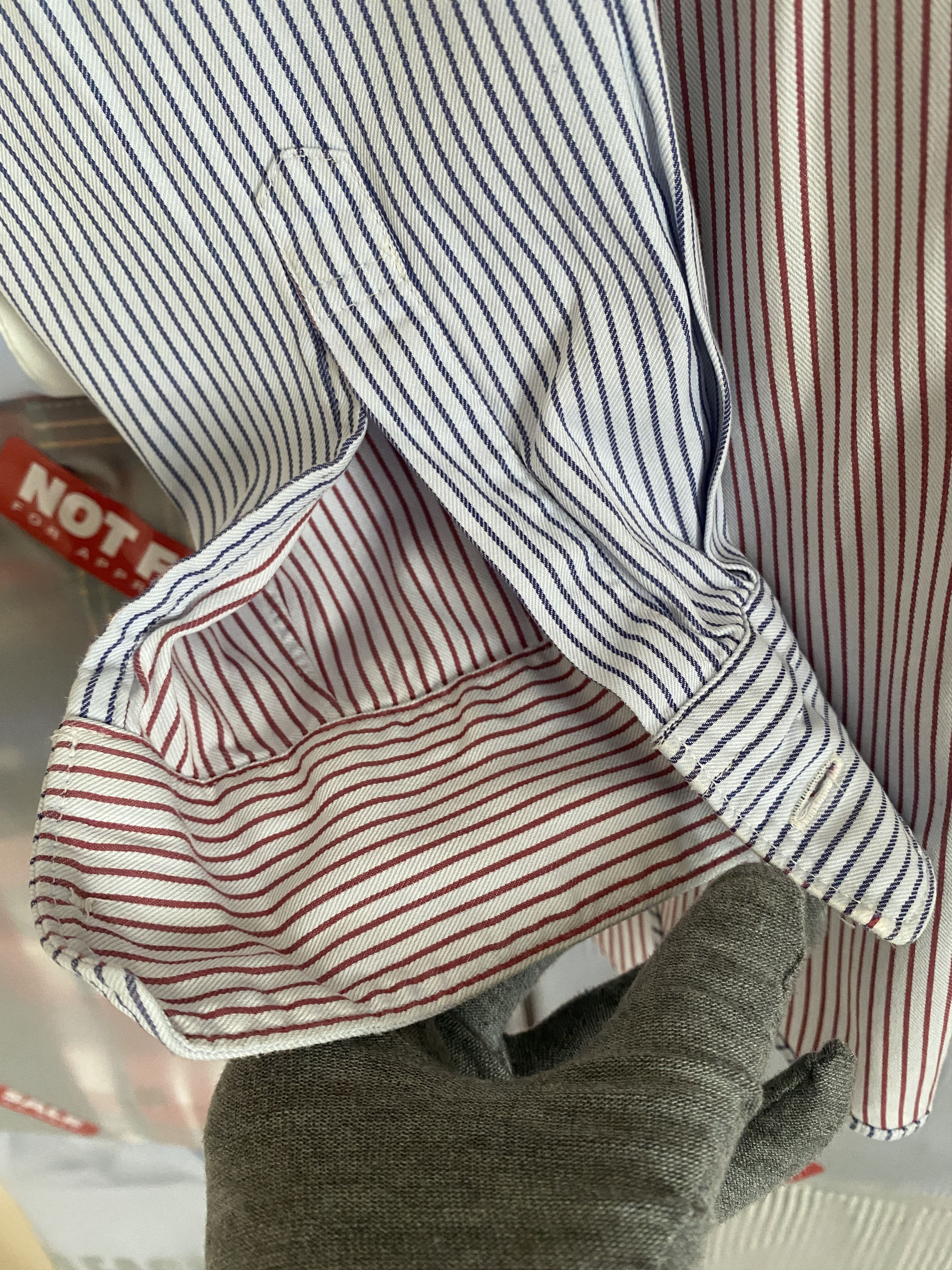 Comme des Garcons Homme Vintage CDG Homme Red Blue Stripe Size US M / EU 48-50 / 2 - 6 Thumbnail
