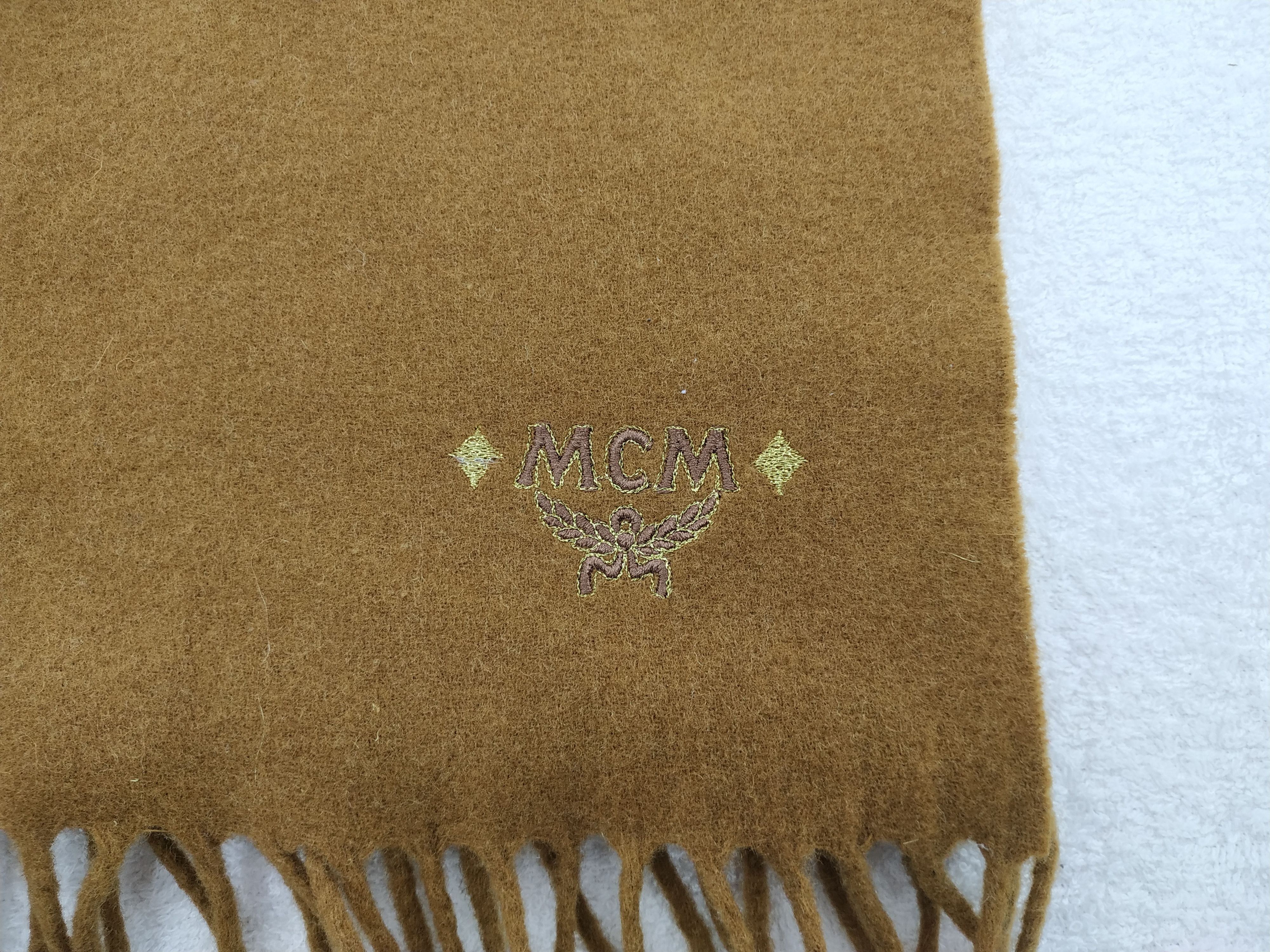 MCM Vintage MCM Wool Scarf/Muffler/Neckwear MF112 Size ONE SIZE - 5 Thumbnail