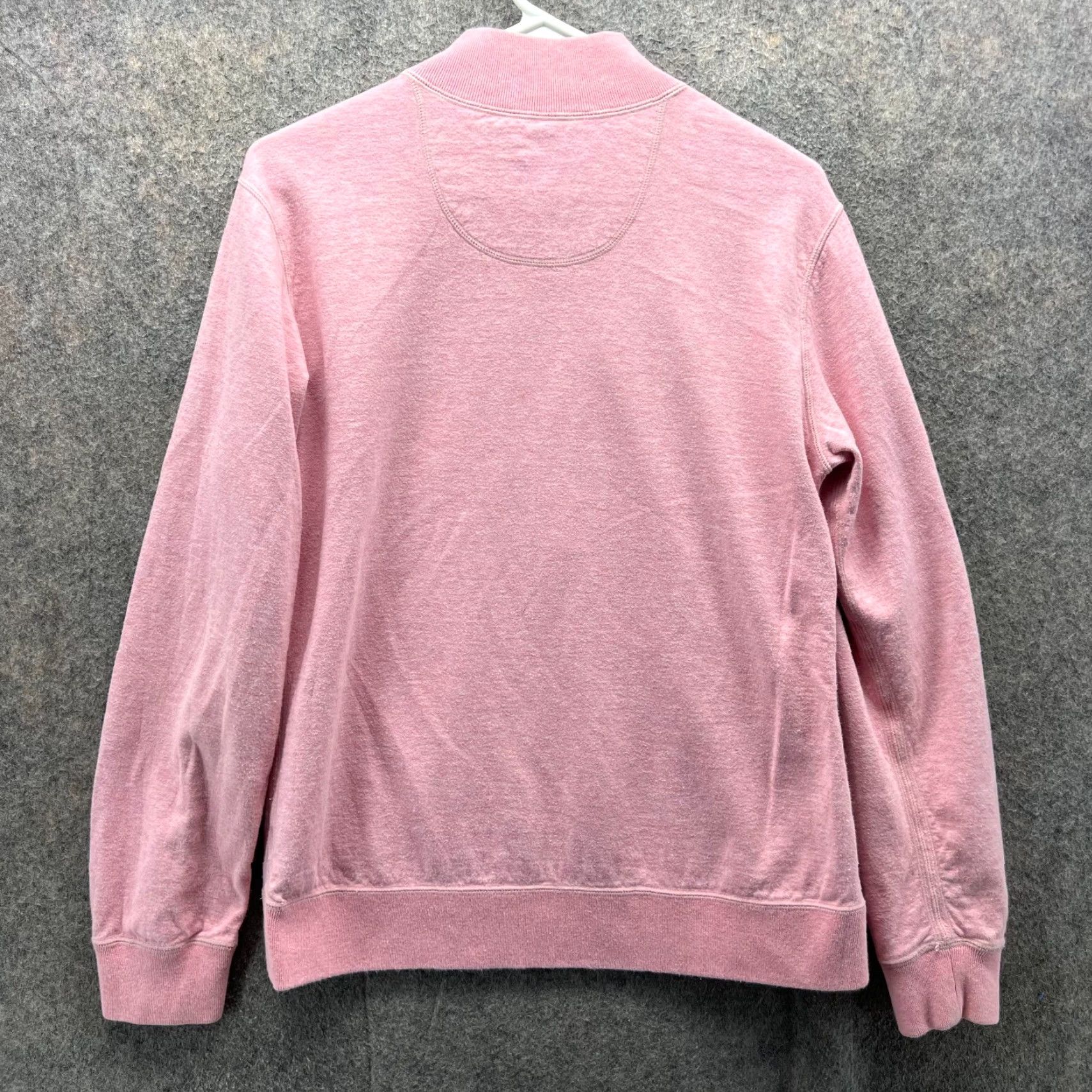 Tommy Bahama VINTAGE Tommy Bahama Sweater Womens Large Pullover Fleece Reversible 1/2 Zip Pink Grey Logo Pattern USA Size L / US 10 / IT 46 - 2 Thumbnail