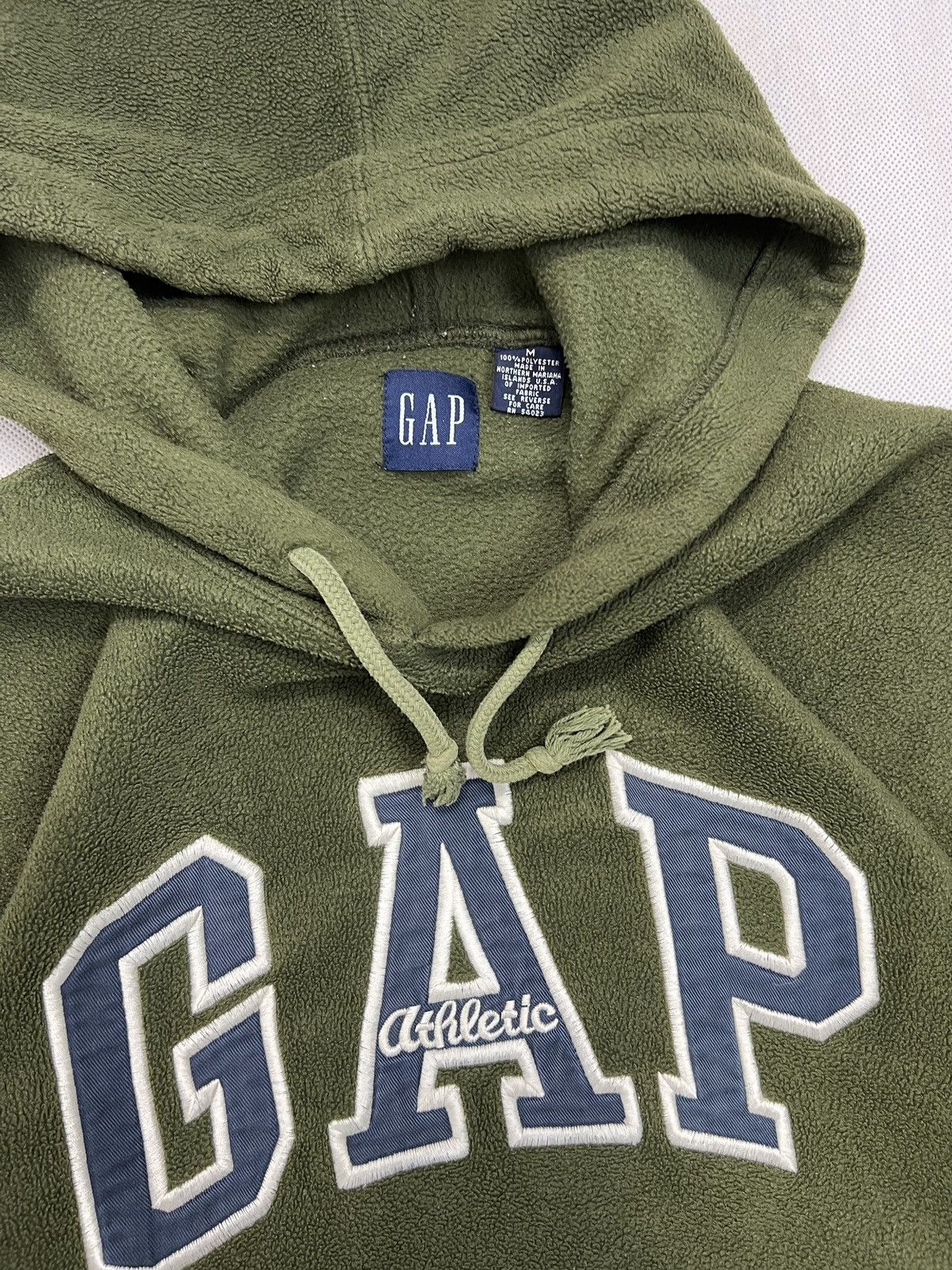Gap Baggy Hoodie GAP big logo fur fleece hoodie Size US M / EU 48-50 / 2 - 2 Thumbnail