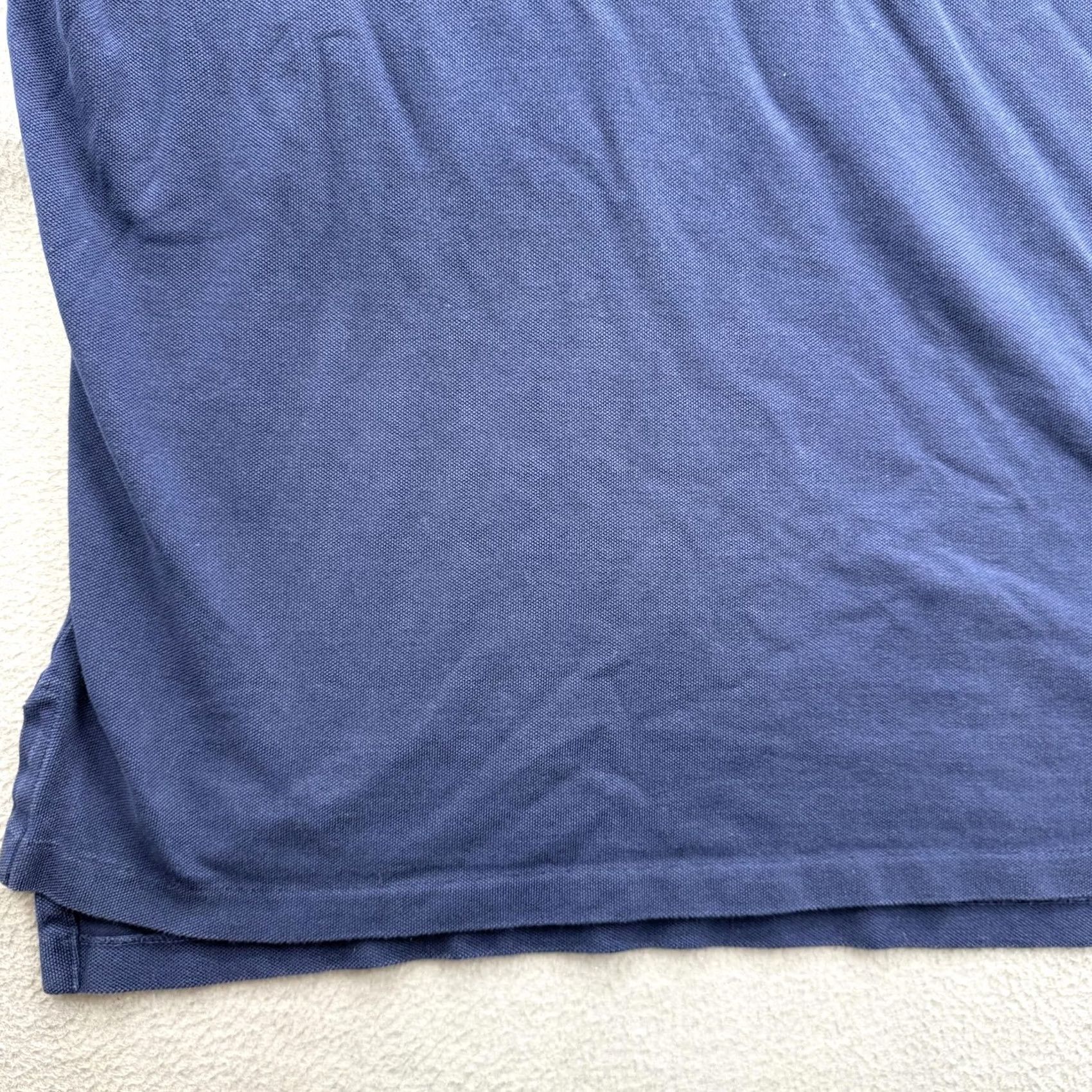Polo Ralph Lauren Polo Ralph Lauren Polo Shirt Mens 2XL Blue Solid Cotton Pony Logo Top Casual Size US XXL / EU 58 / 5 - 6 Thumbnail