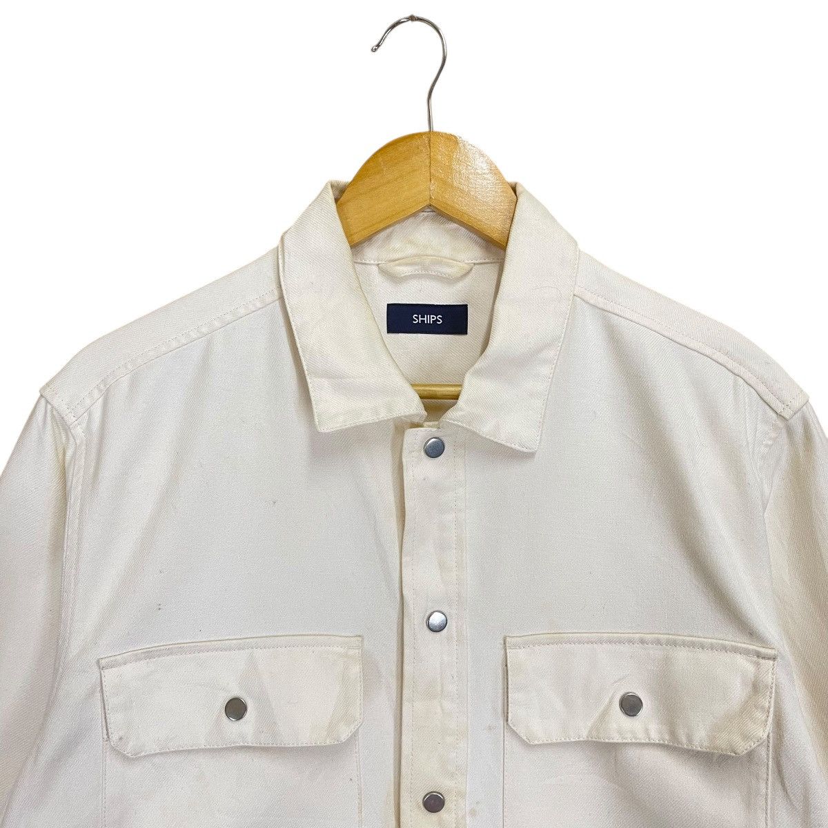 Japanese Brand Vintage SHIPS JAPAN Chore Denim Jacket Size US S / EU 44-46 / 1 - 4 Thumbnail