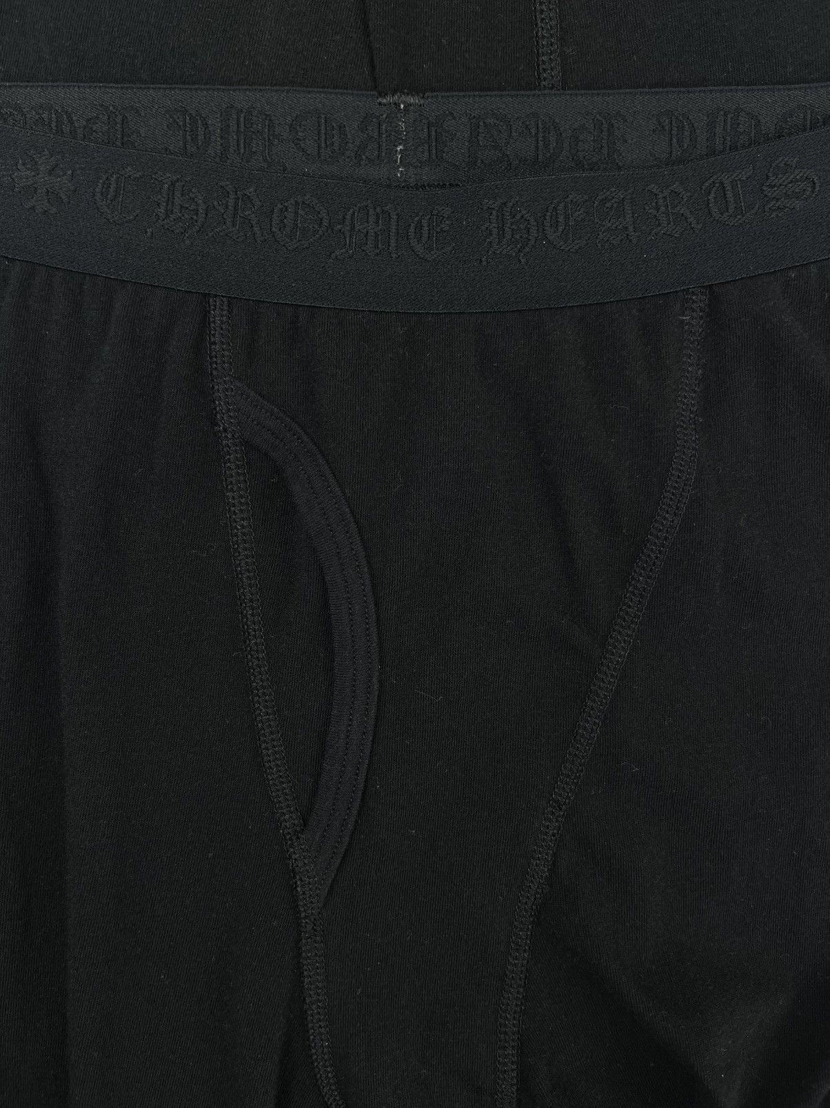 Chrome Hearts Chrome Hearts Front Fly Horseshoe Logo Long John Leggings Size US 26 / EU 42 - 3 Thumbnail