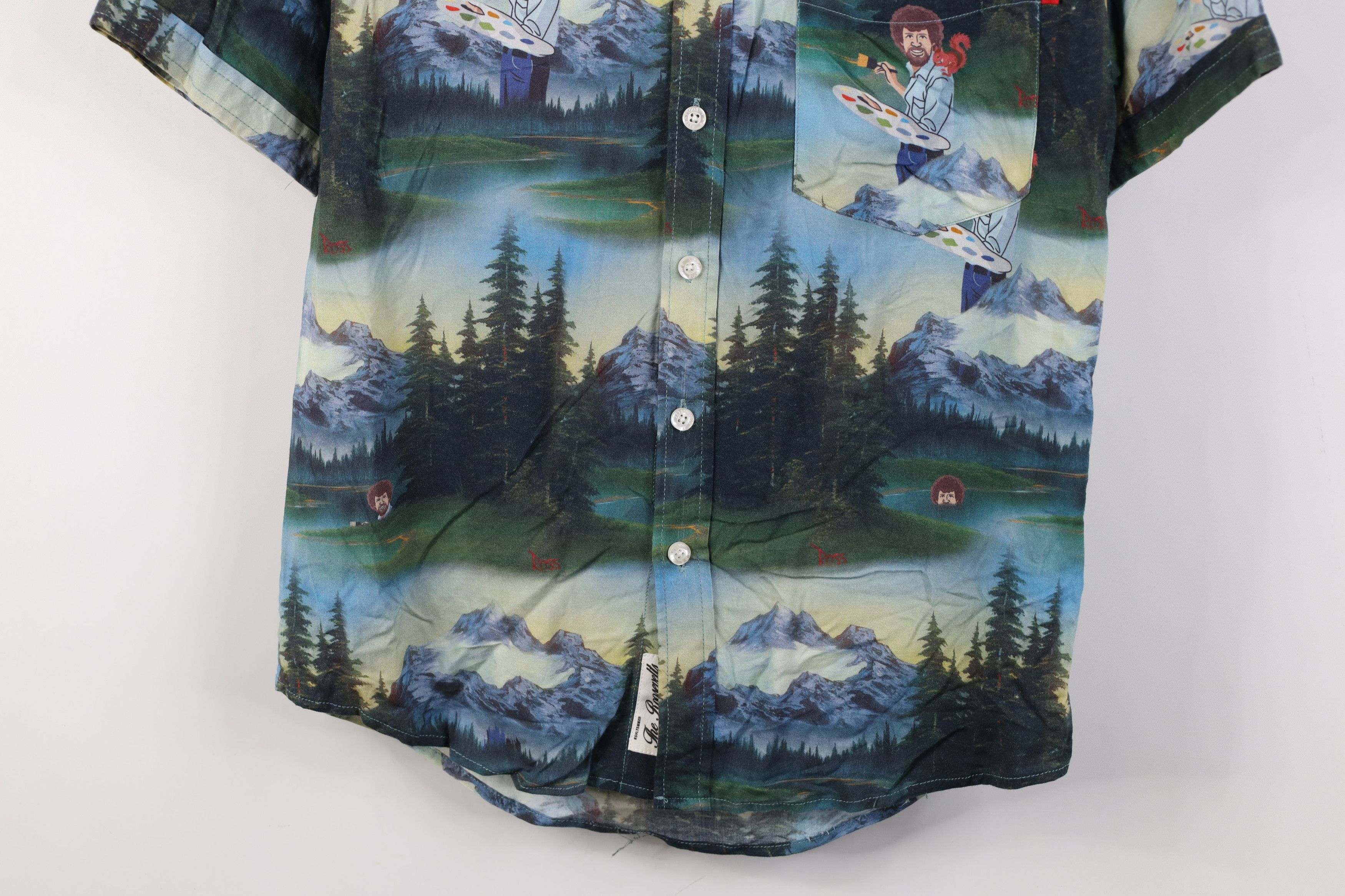 Vintage The Roosevelts RSVLTS x Bob Ross Happy Trees Button Shirt Size US XS / EU 42 / 0 - 3 Thumbnail