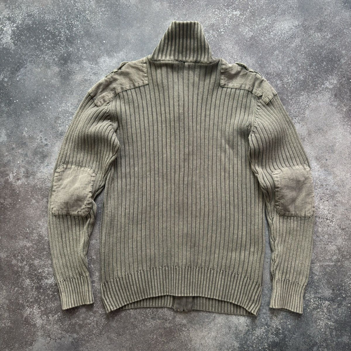 If Six Was Nine × Japanese Brand Military Y2K Diesel Style Knit Zip Sweatwr Size M / US 6-8 / IT 42-44 - 10 Thumbnail