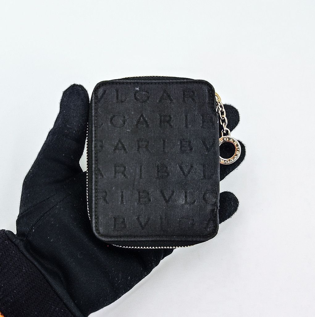Bvlgari BVLGARI zipper monogram card holder mini wallet Size ONE SIZE - 1 Thumbnail