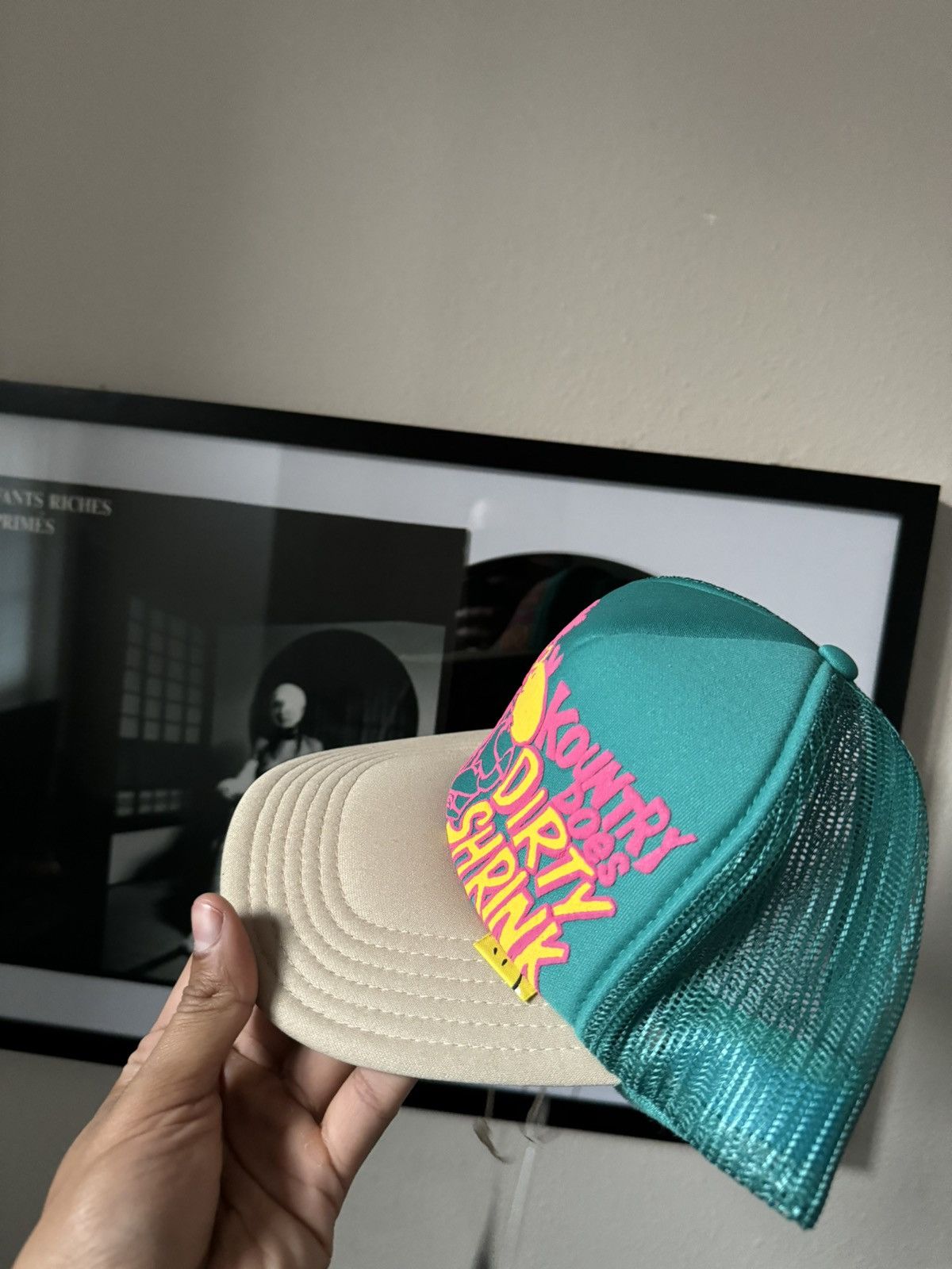 Kapital Kapital Kountry Dirty Shrink Trucker Hat Size ONE SIZE - 4 Thumbnail