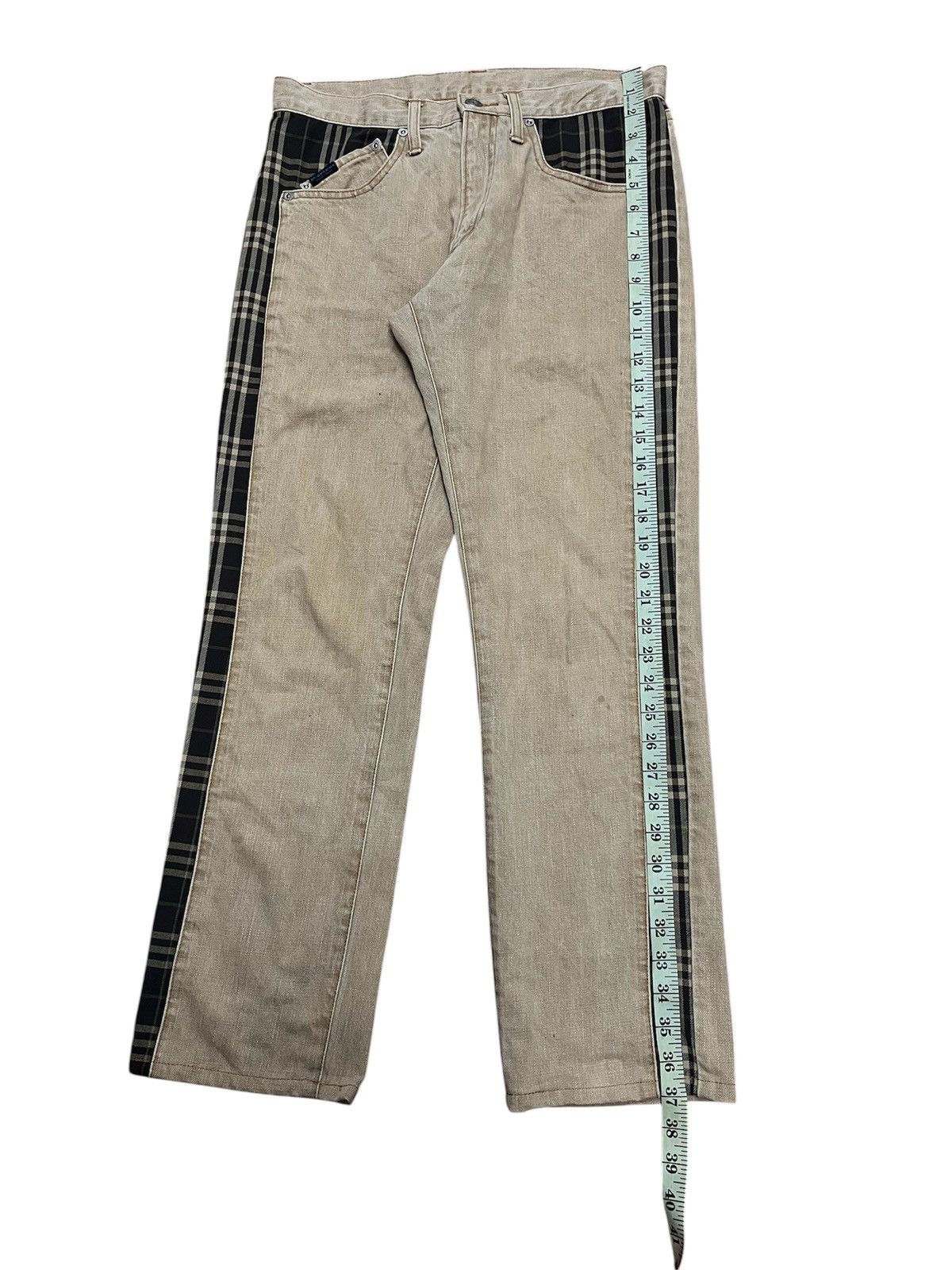 Burberry BURBERRY BLUE LEBEL DENIM PANTS Size US 30 / EU 46 - 11 Thumbnail