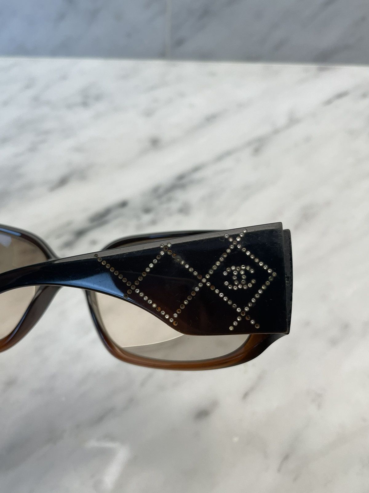 Chanel Chanel 5080-B sunglasses Swarovski crystals Size ONE SIZE - 6 Thumbnail