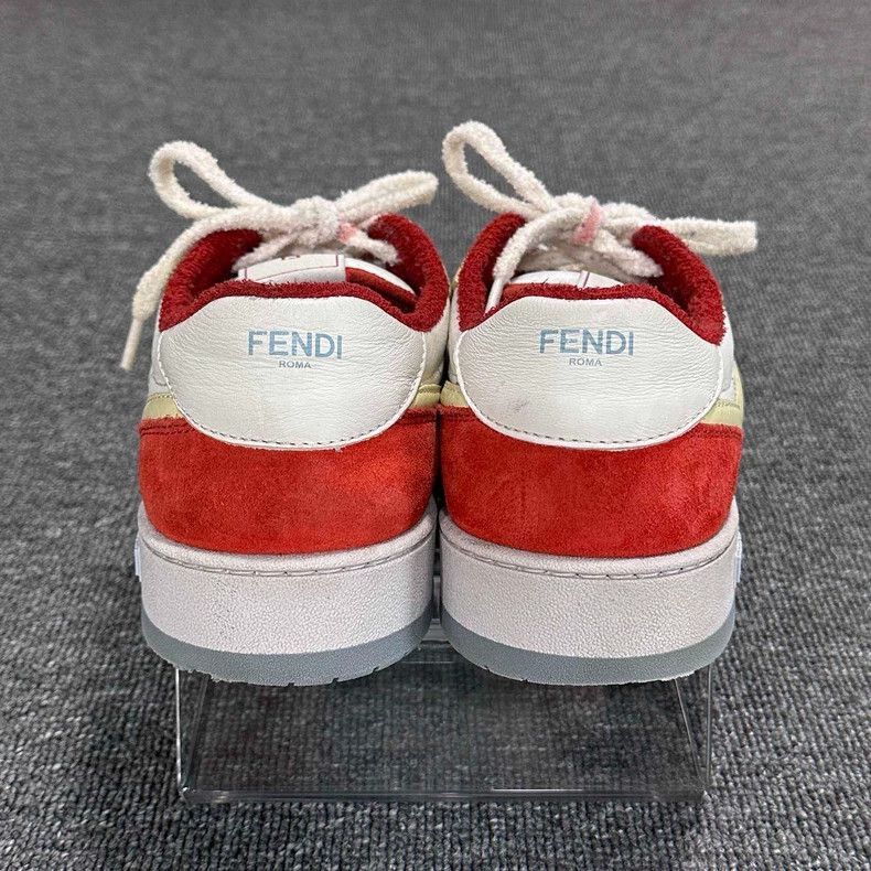 Fendi Fendi Casual Sneakers in Red and Yellow Size US 10.5 / EU 43-44 - 5 Thumbnail
