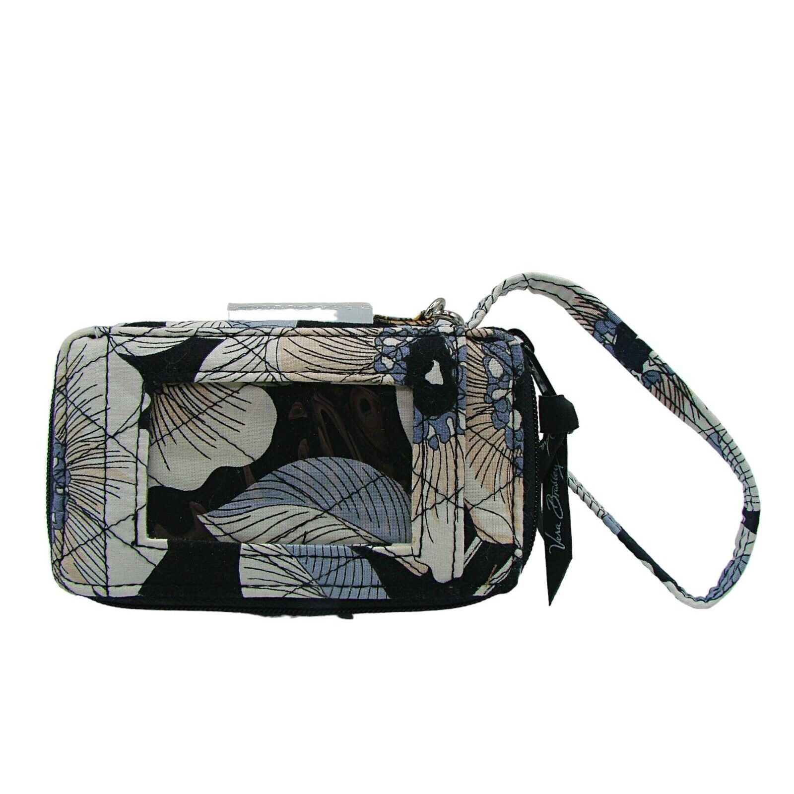 Vera Bradley Vera Bradley Full Zip Wristlet Camellia Pattern ID Card