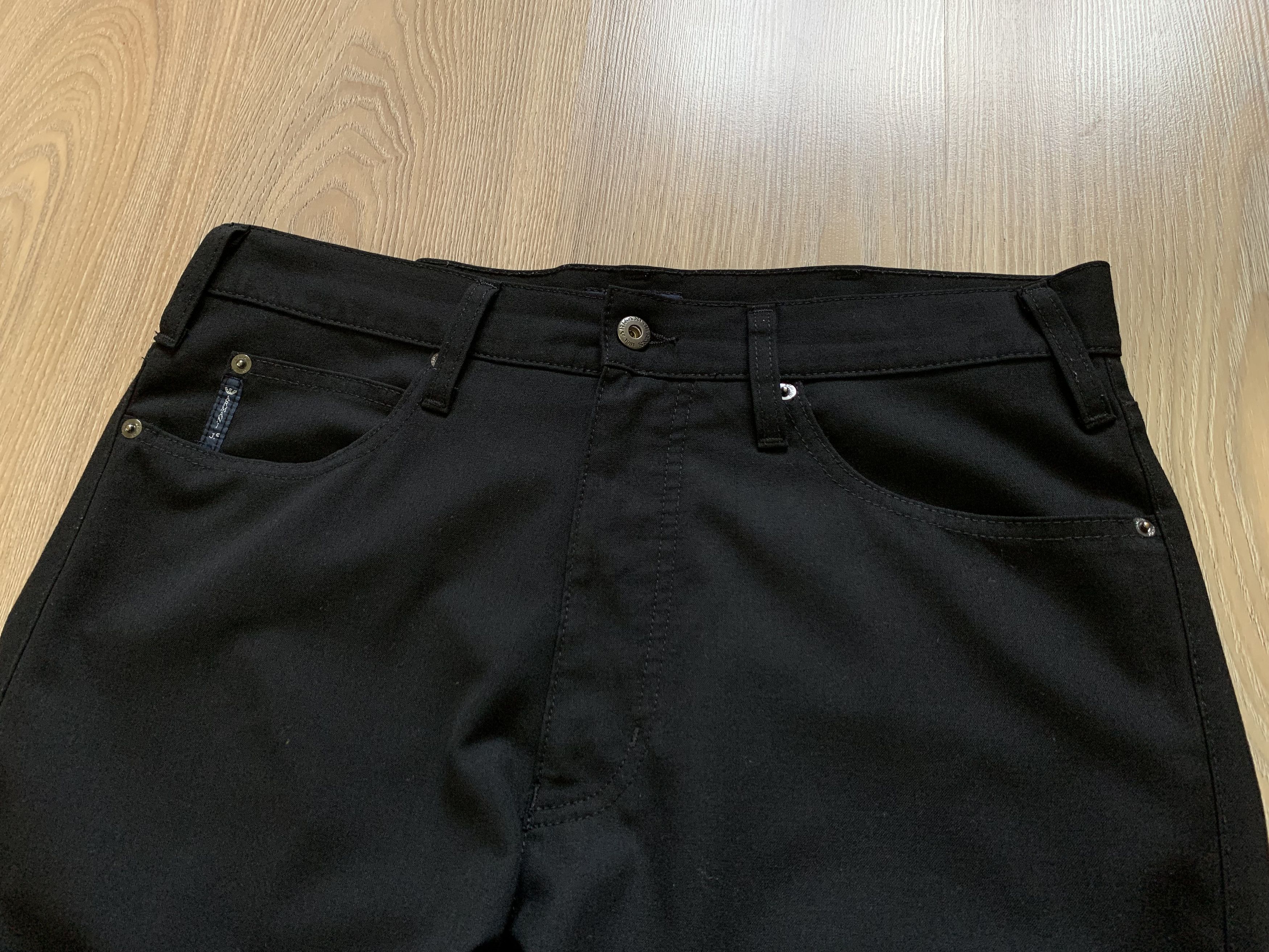 Giorgio Armani Vintage Armani Jeans Comfort Fit Stretch Black Casual Pants Size US 34 / EU 50 - 4 Thumbnail