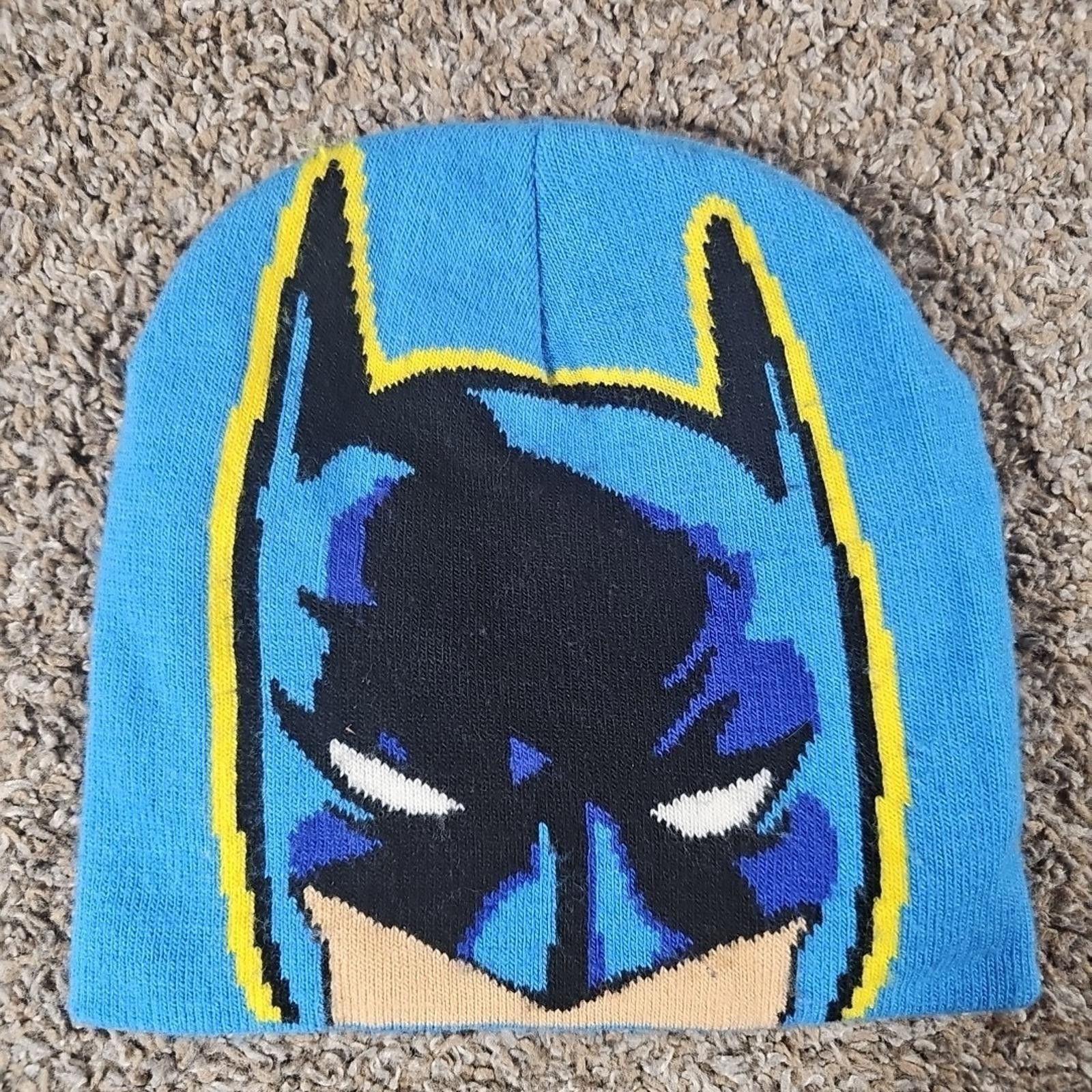 DC Comics Batman Big Logo 2T-5T DC Comics Knit Watch Winter Beanie Hat Size ONE SIZE - 1 Thumbnail