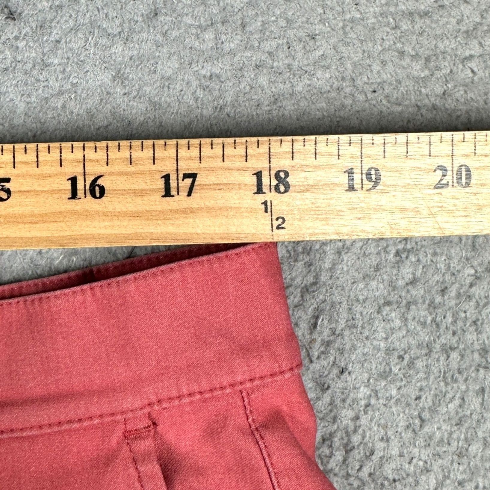 Mizzen+Main Mizzen+Main Shorts Mens 36 Pink Performance Chino Stretch Pockets Casual Travel Slim/Regular Fit Size US 36 / EU 52 - 5 Thumbnail