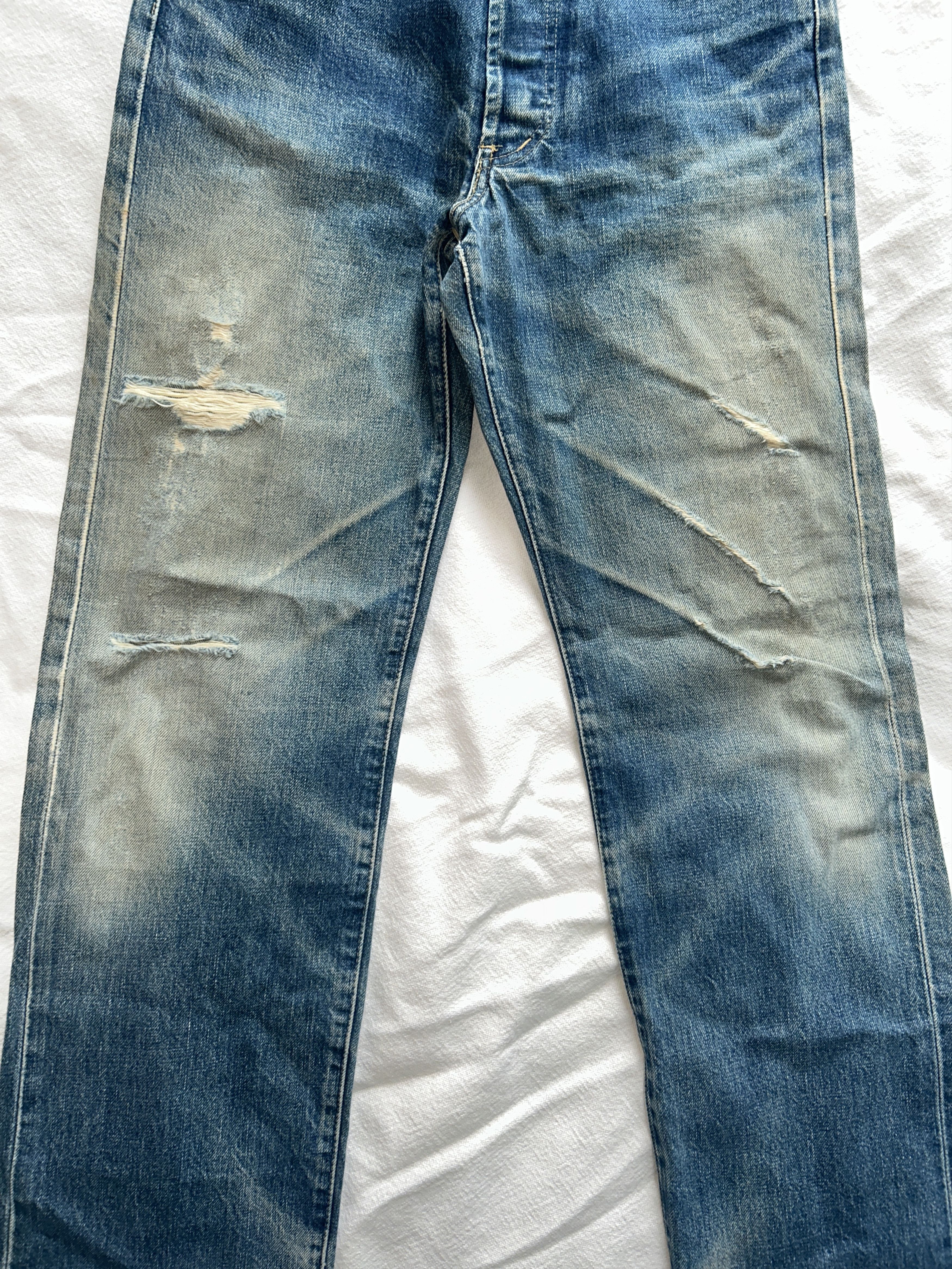 Levi's 90s Vintage Levis 503B Selvedge Jeans-JM3701 Size US 30 / EU 46 - 3 Thumbnail