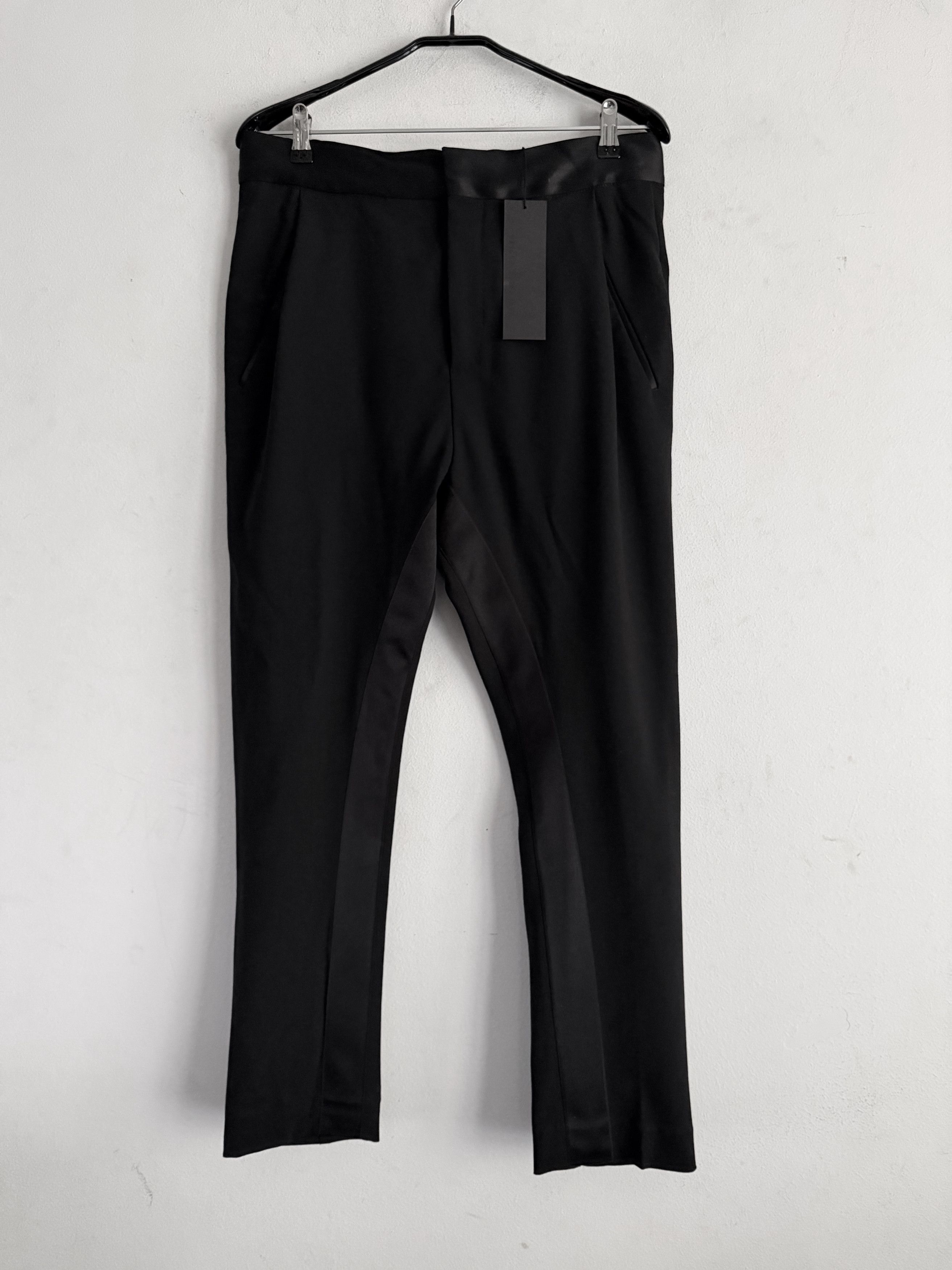 Haider Ackermann Fleecewool Silk-Trim Tuxedo Trousers Size US 30 / EU 46 - 3 Thumbnail