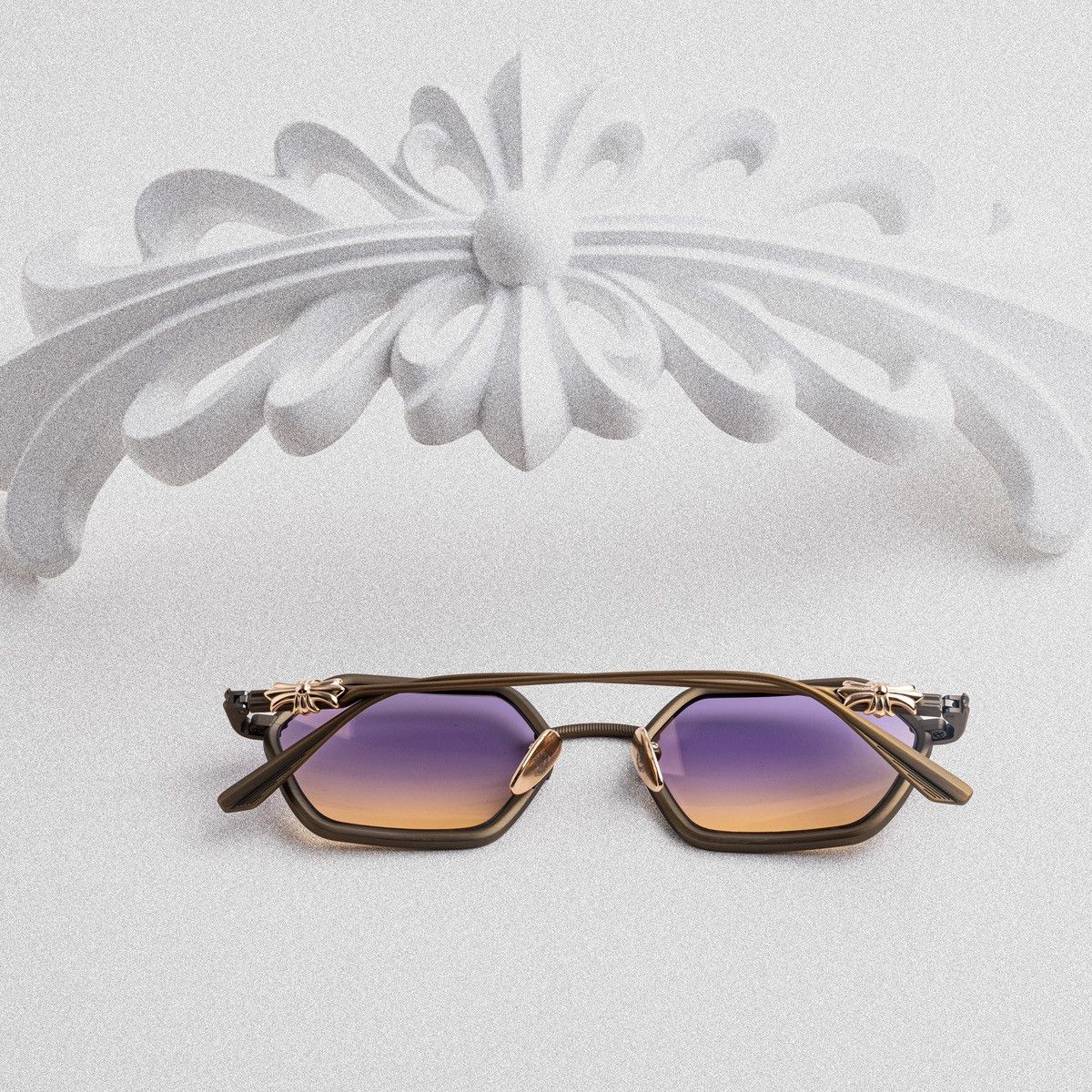 Chrome Hearts CHROME HEARTS DATASS SAND SUNGLASSES Size ONE SIZE - 7 Thumbnail