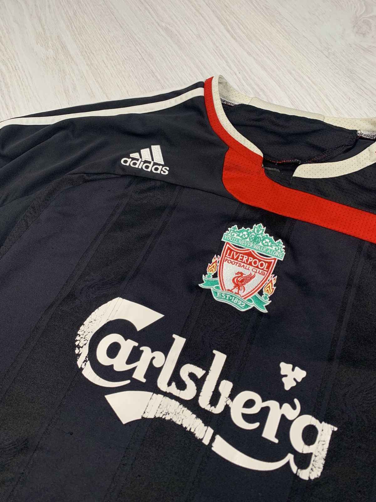 Adidas Liverpool Jersey Adidas 2007 Size XL Carlsberg Long Sleeves Size US XL / EU 56 / 4 - 6 Thumbnail