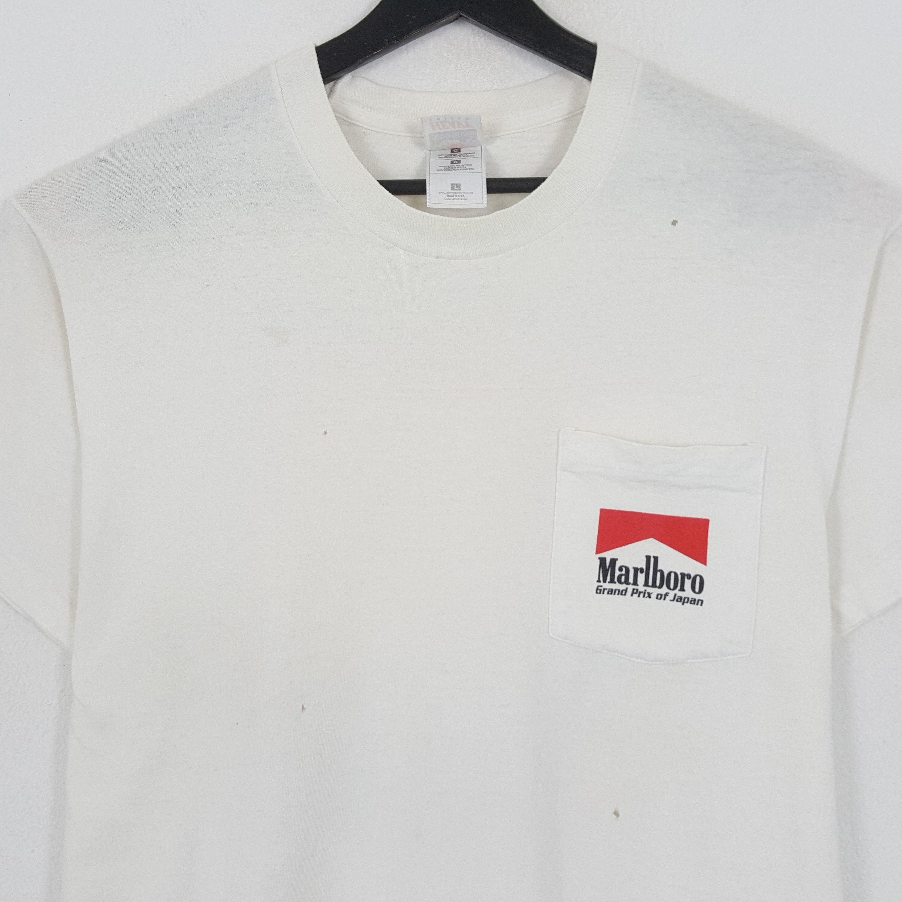 Marlboro × Vintage MARLBORO Grand Prix JAPAN Racing Vintage Tshirt Size US L / EU 52-54 / 3 - 4 Thumbnail