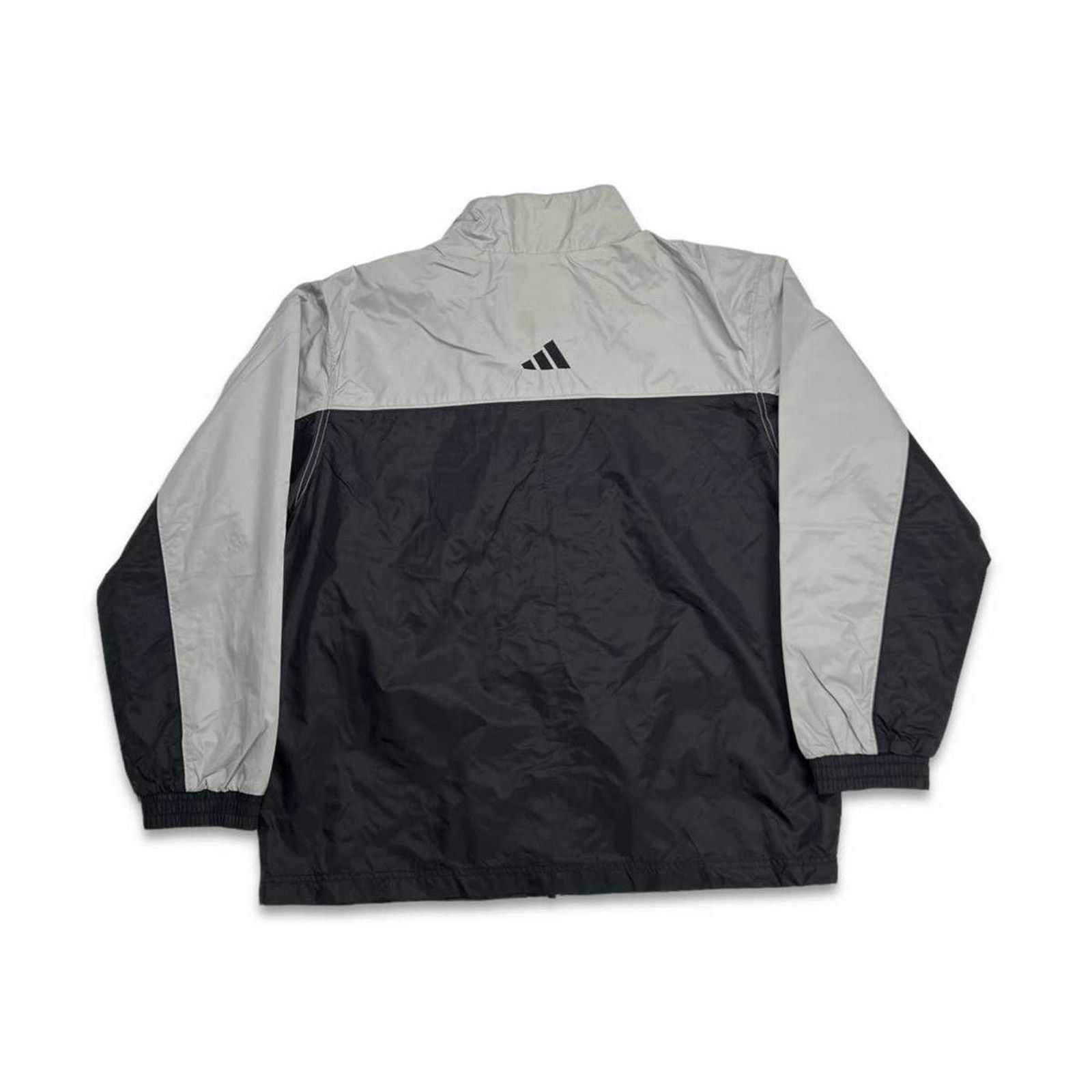 Adidas × Vintage Adidas Jacket Medium Stripe Spell Out Full Zip Windbreaker Size US M / EU 48-50 / 2 - 4 Thumbnail