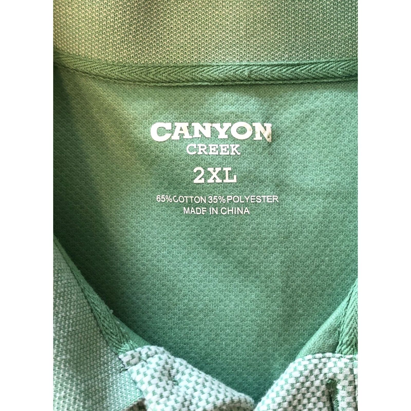 Vintage Canyon Creek Polo Shirt 2XL Green country club Golf Preppy Academia 3 Button Size US XXL / EU 58 / 5 - 4 Thumbnail