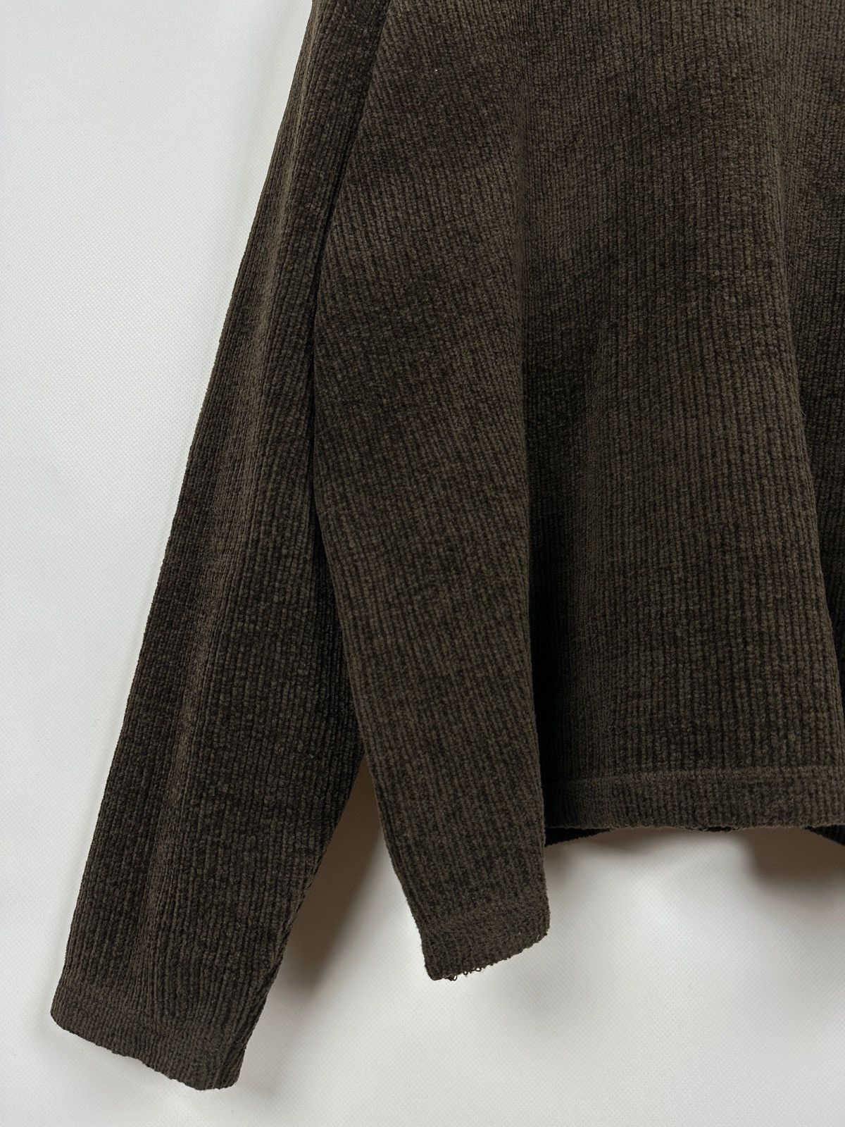 Yves Saint Laurent Vintage Yves Saint Laurent YSL Mock Neck Ribbed Sweater Size US L / EU 52-54 / 3 - 8 Thumbnail